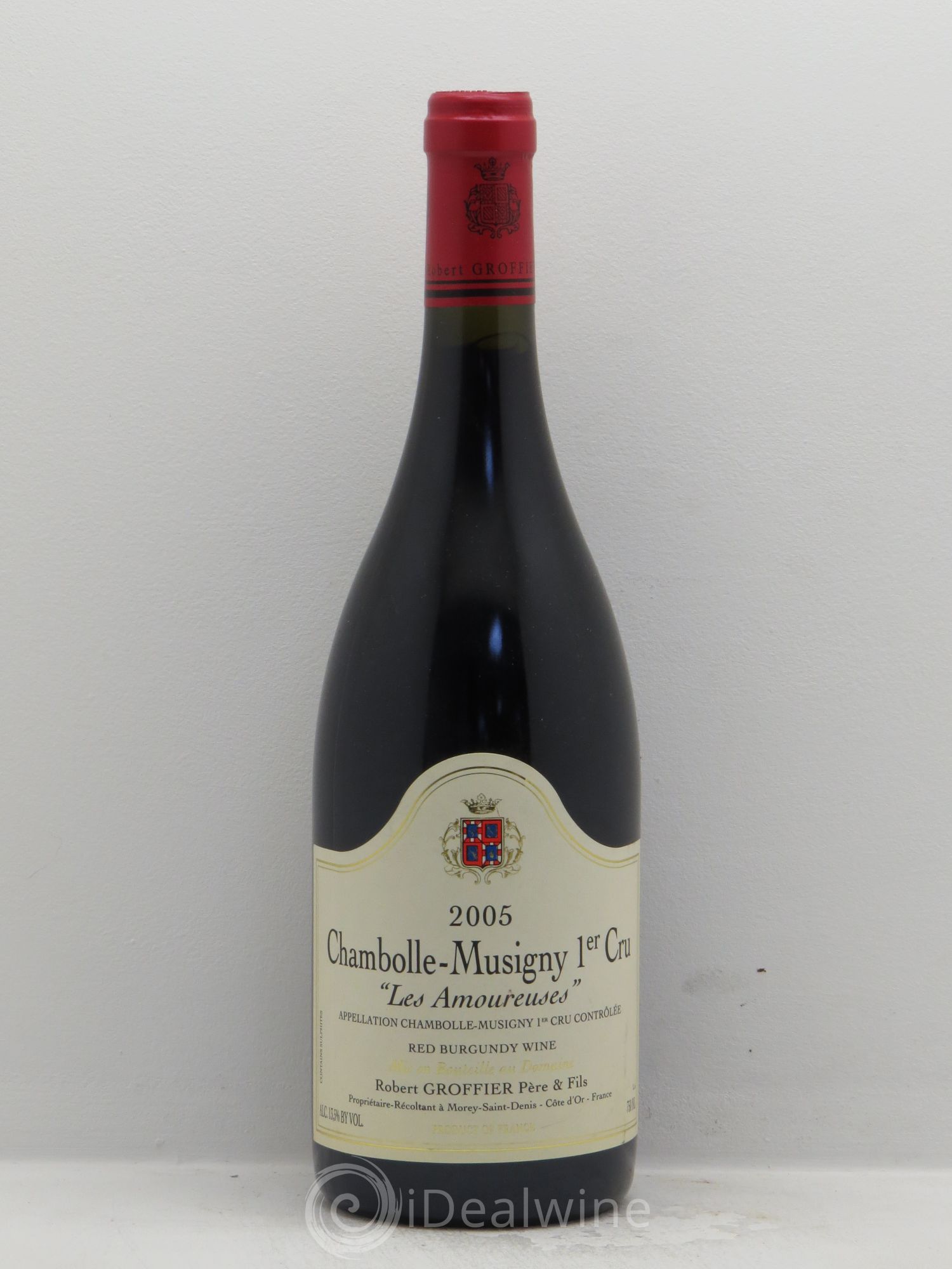 Chambolle-Musigny 1er Cru Les Amoureuses Robert Groffier Père & Fils (Domaine) 2005 - Lot de 1 bouteille - 0