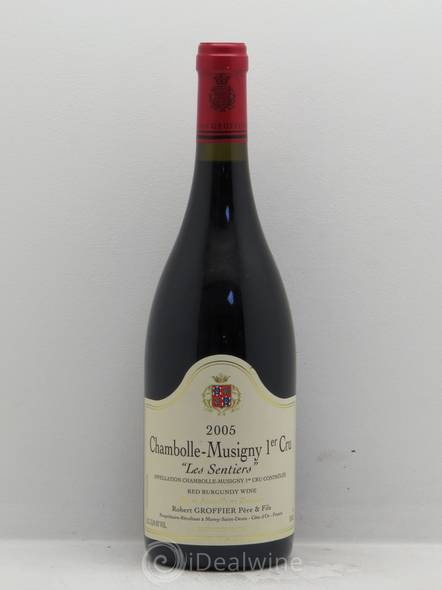 Chambolle-Musigny 1er Cru Les Sentiers Robert Groffier Père & Fils (Domaine) 2005 - Lot de 1 bouteille - 0