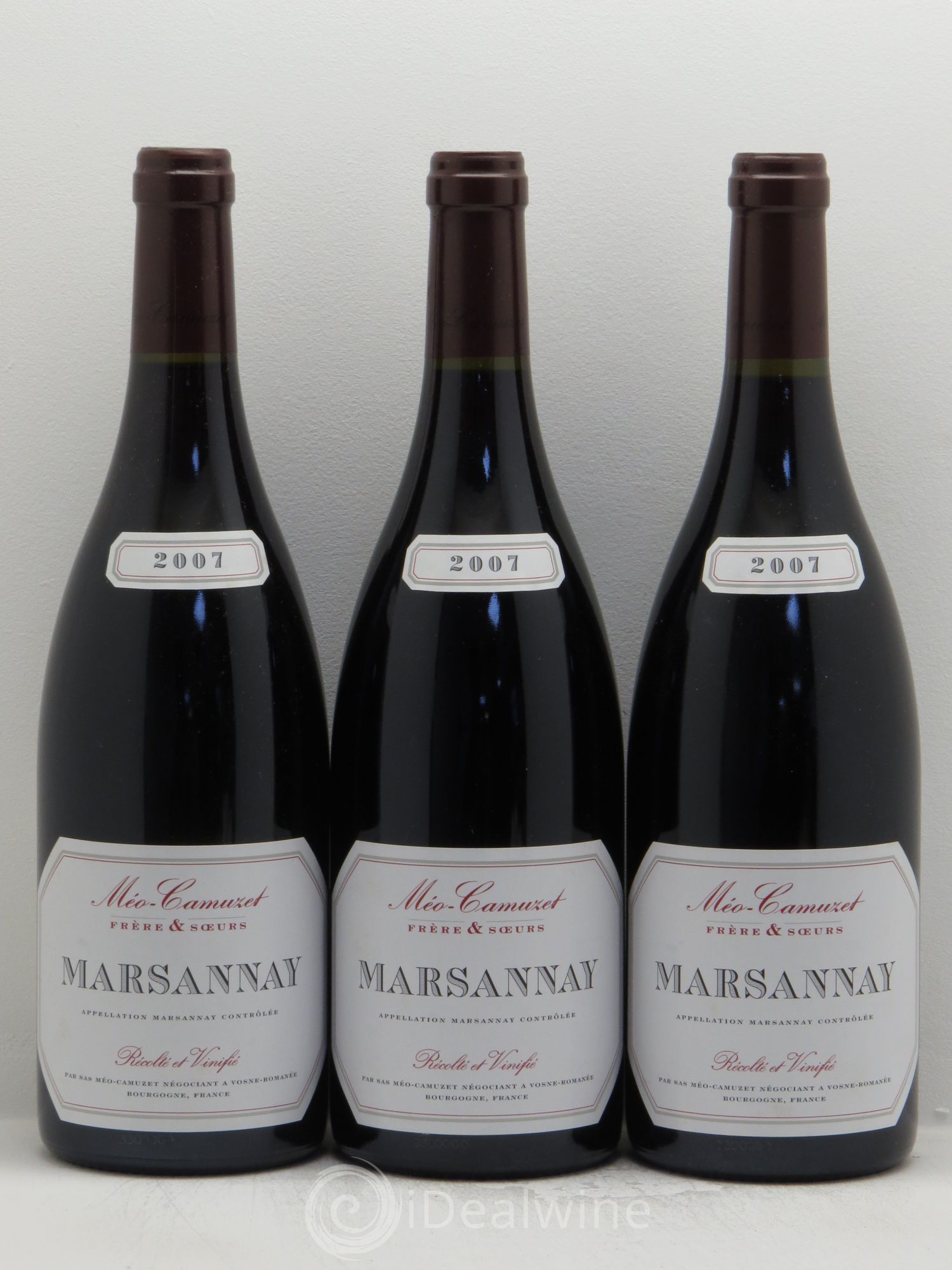 Marsannay Méo-Camuzet (Domaine) Frères et Soeurs 2007 - Lot de 3 bouteilles - 0