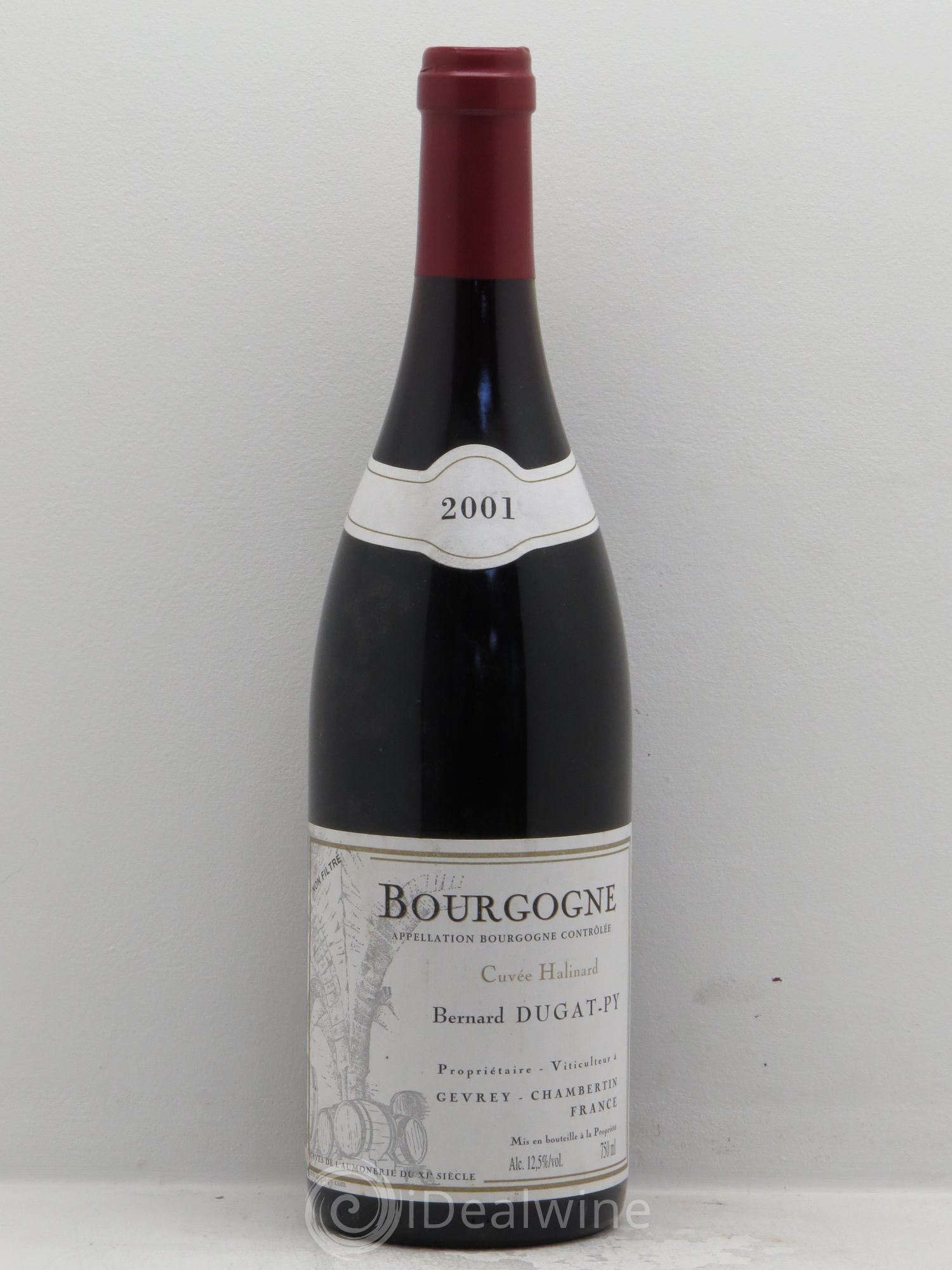 Bourgogne Cuvée Halinard 2001 - Lot de 1 bouteille - 0