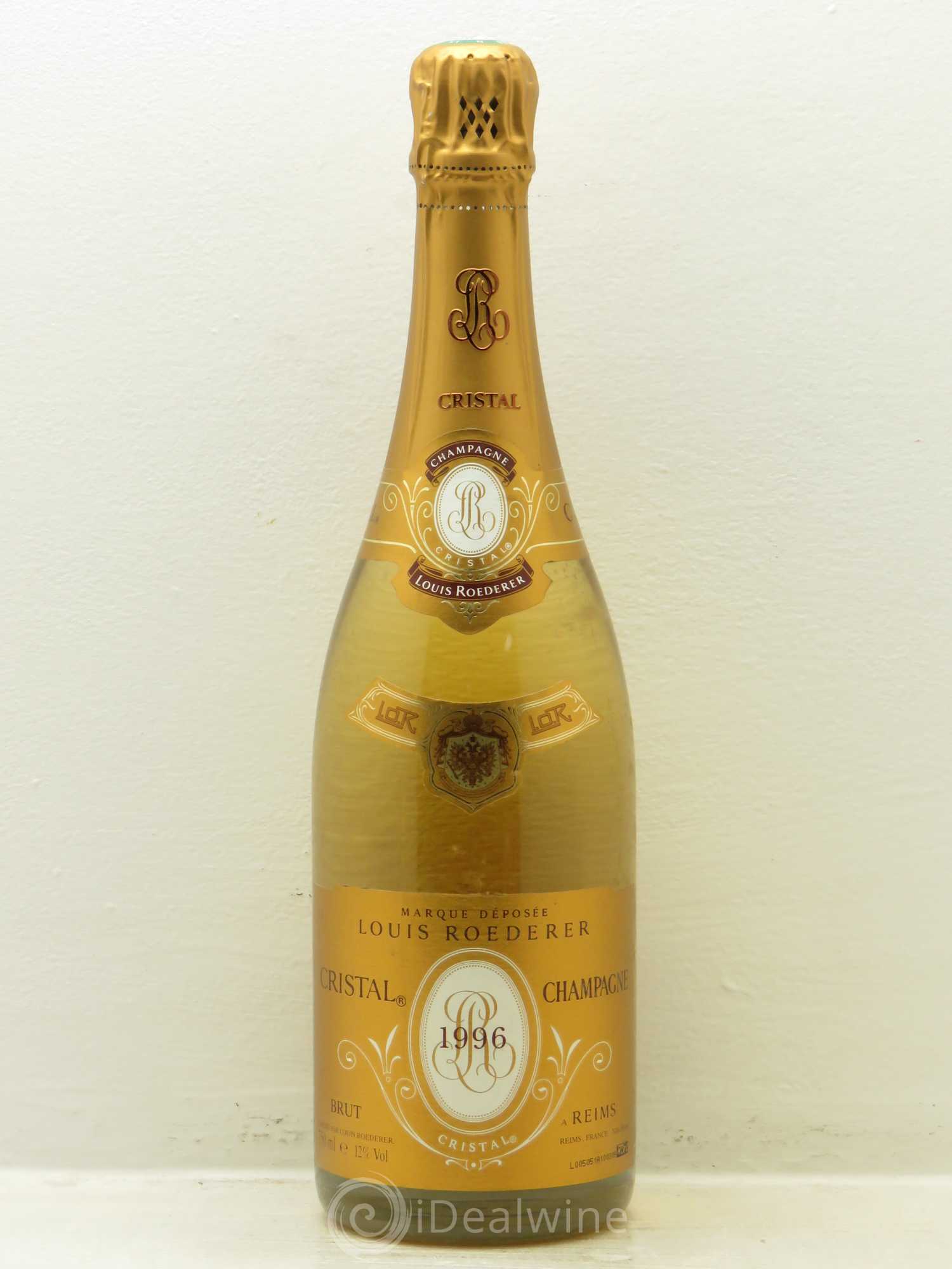 Cristal Louis Roederer 1996 - Lot de 1 bouteille - 0