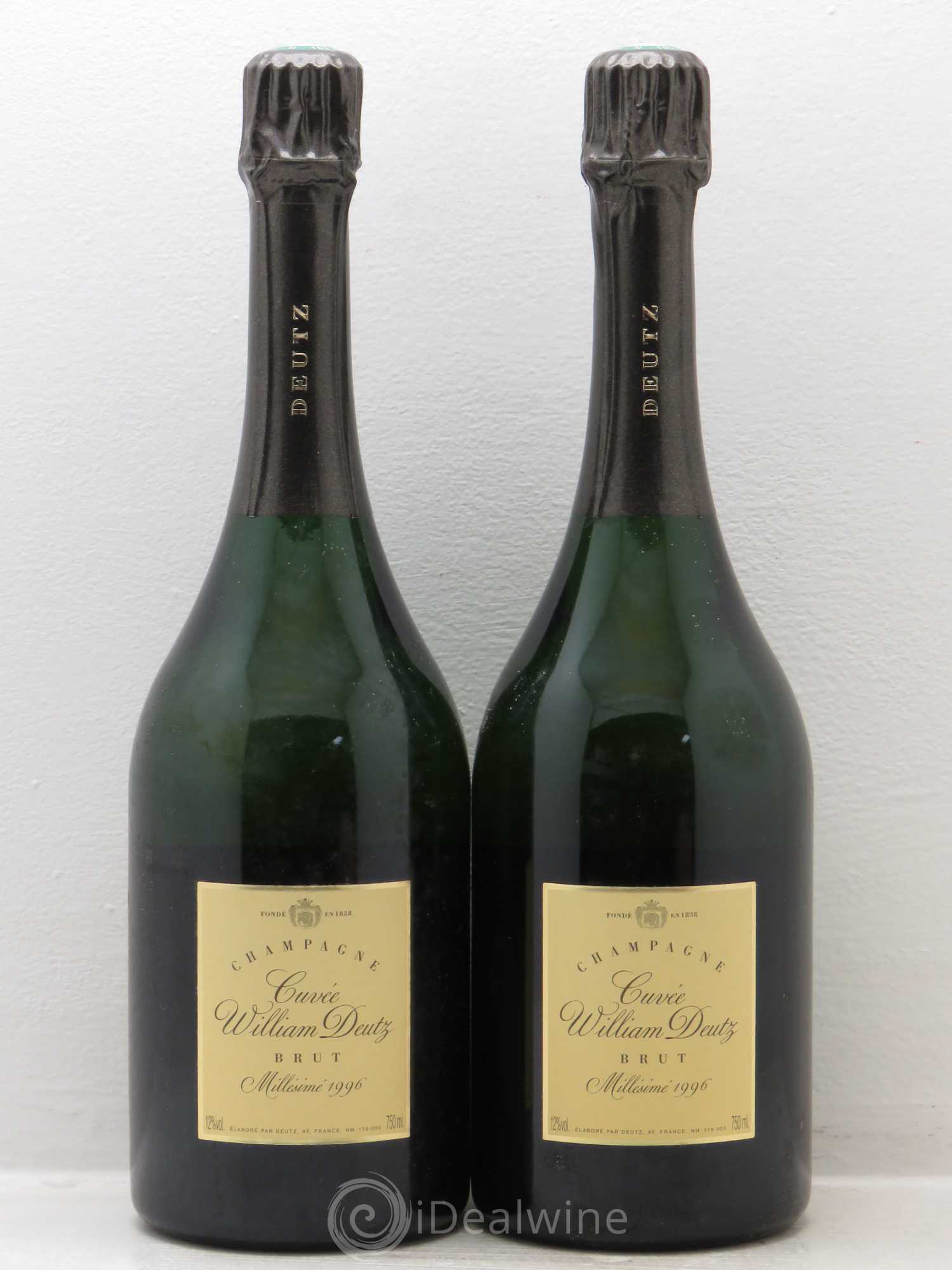 Cuvée William Deutz Deutz 1996 - Lot de 2 bouteilles - 0