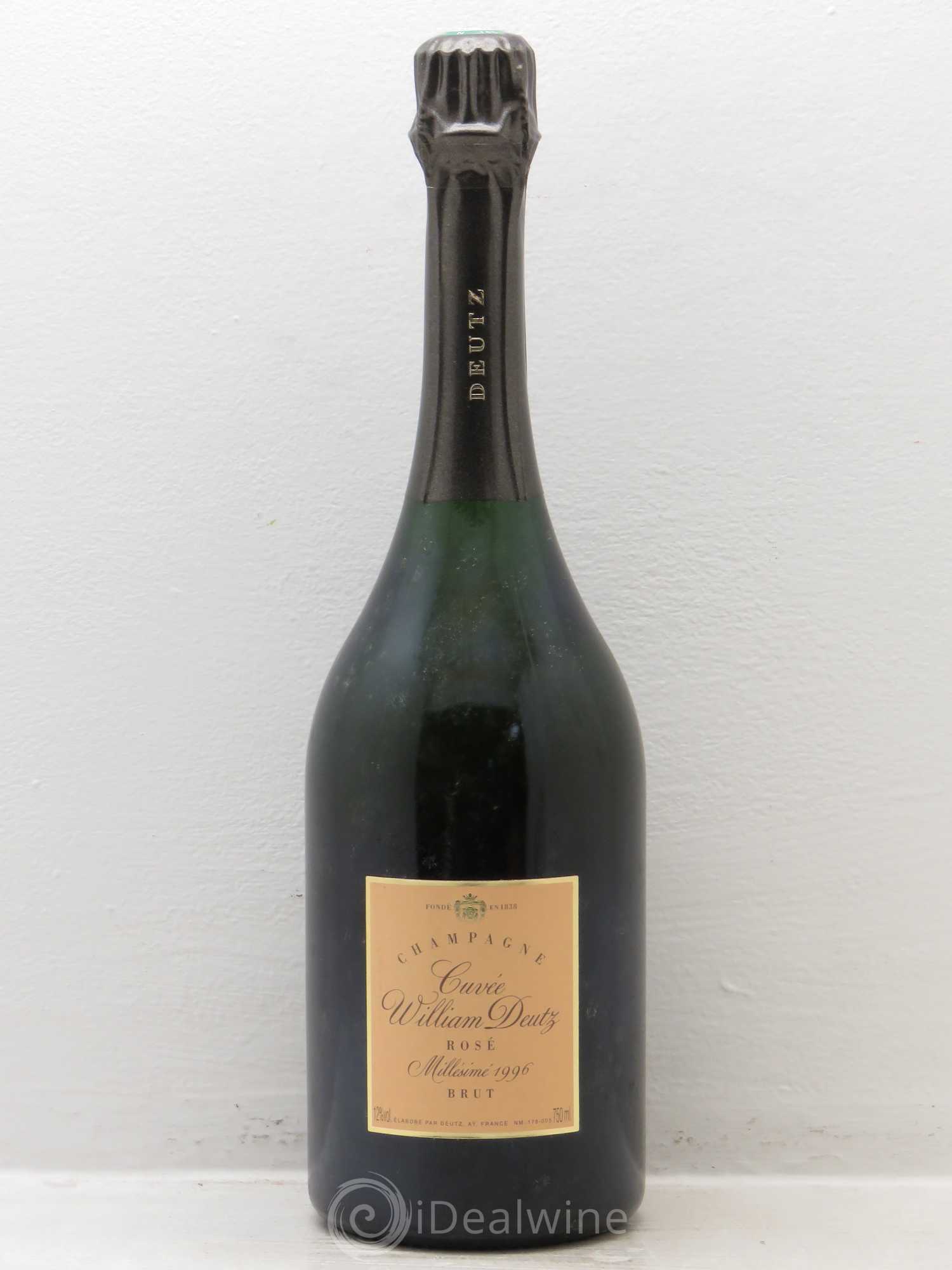 Rosé Deutz Cuvée William Deutz 1996 - Lot de 1 bouteille - 0