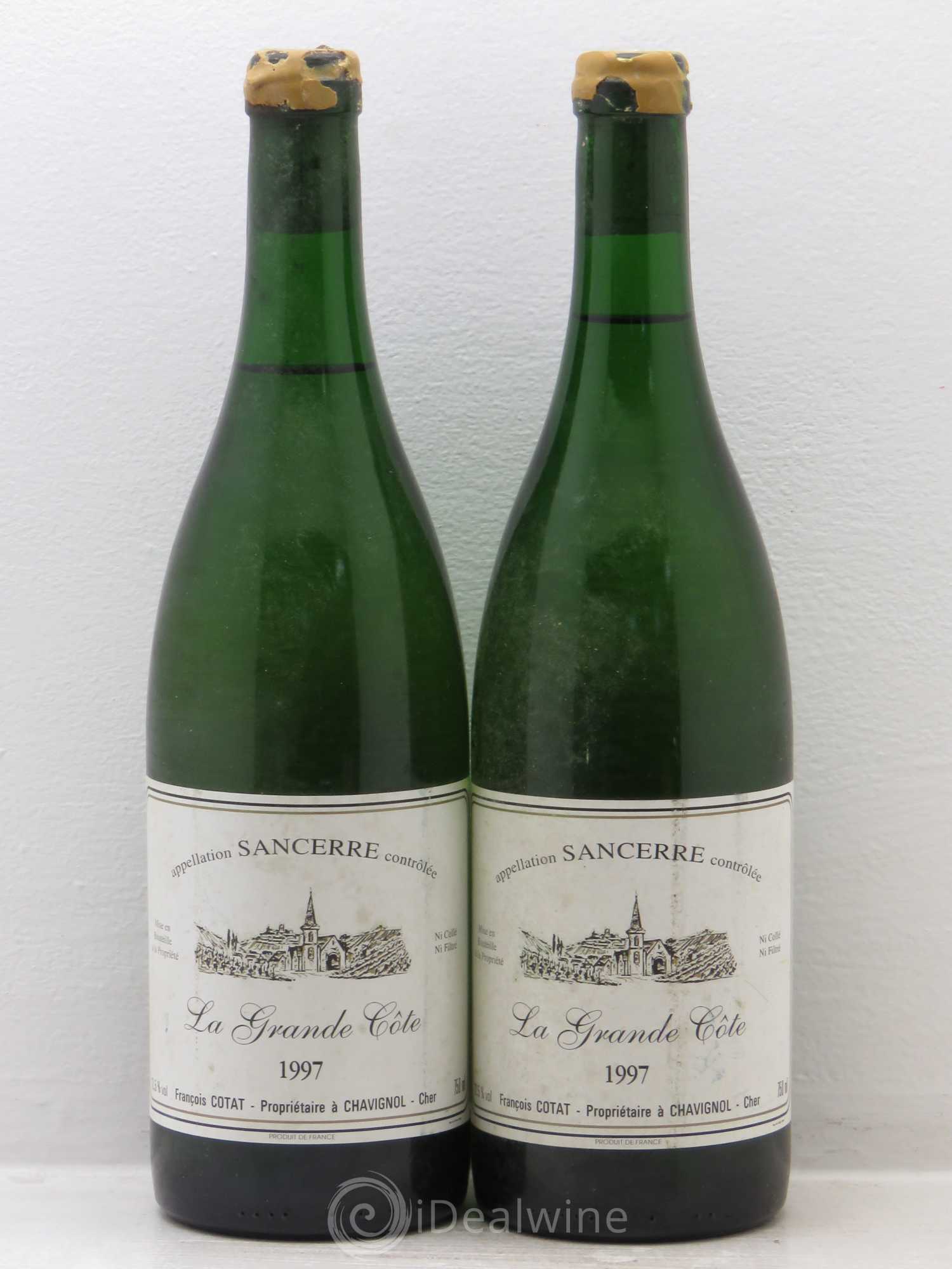 Sancerre La Grande Côte François Cotat 1997 - Posten von 2 Flaschen - 0