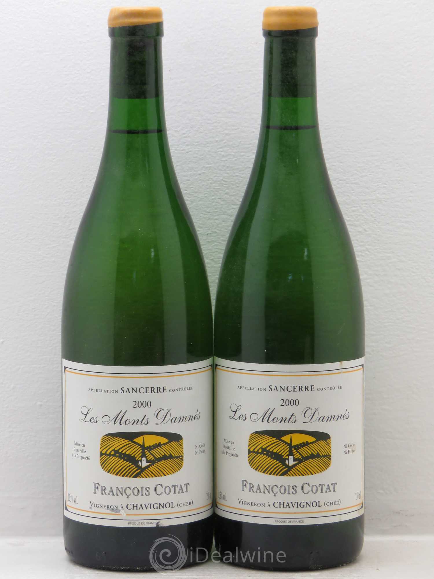 Sancerre Les Monts Damnés François Cotat 2000 - Lot de 2 bouteilles - 0