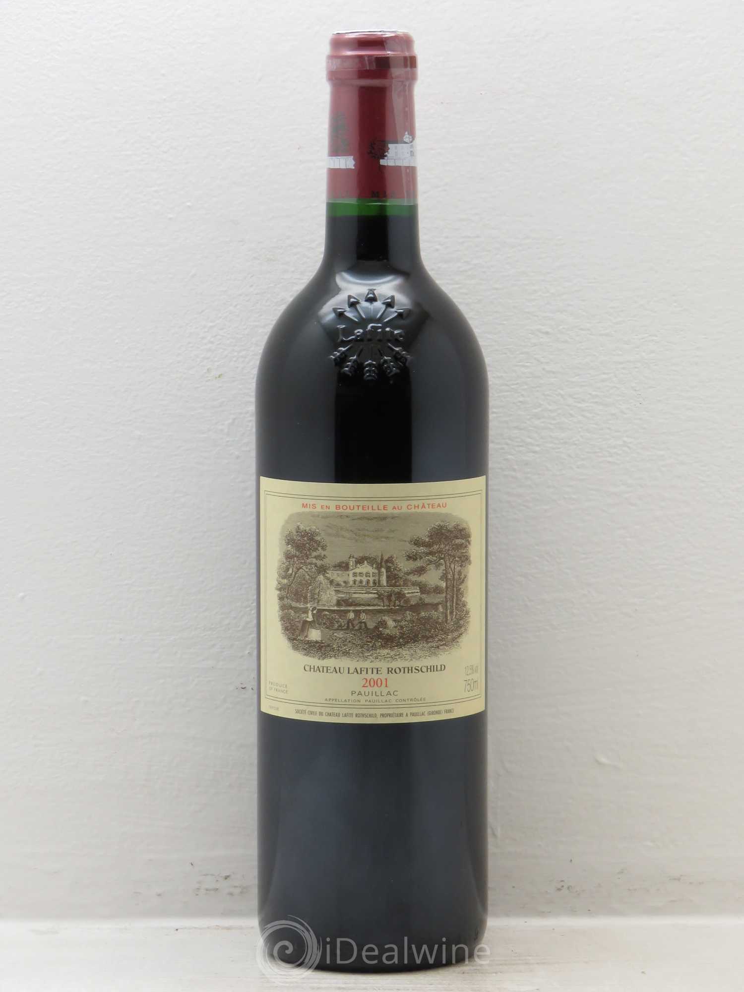 Château Lafite Rothschild 1er Grand Cru Classé 2001 - Lot de 1 bouteille - 0