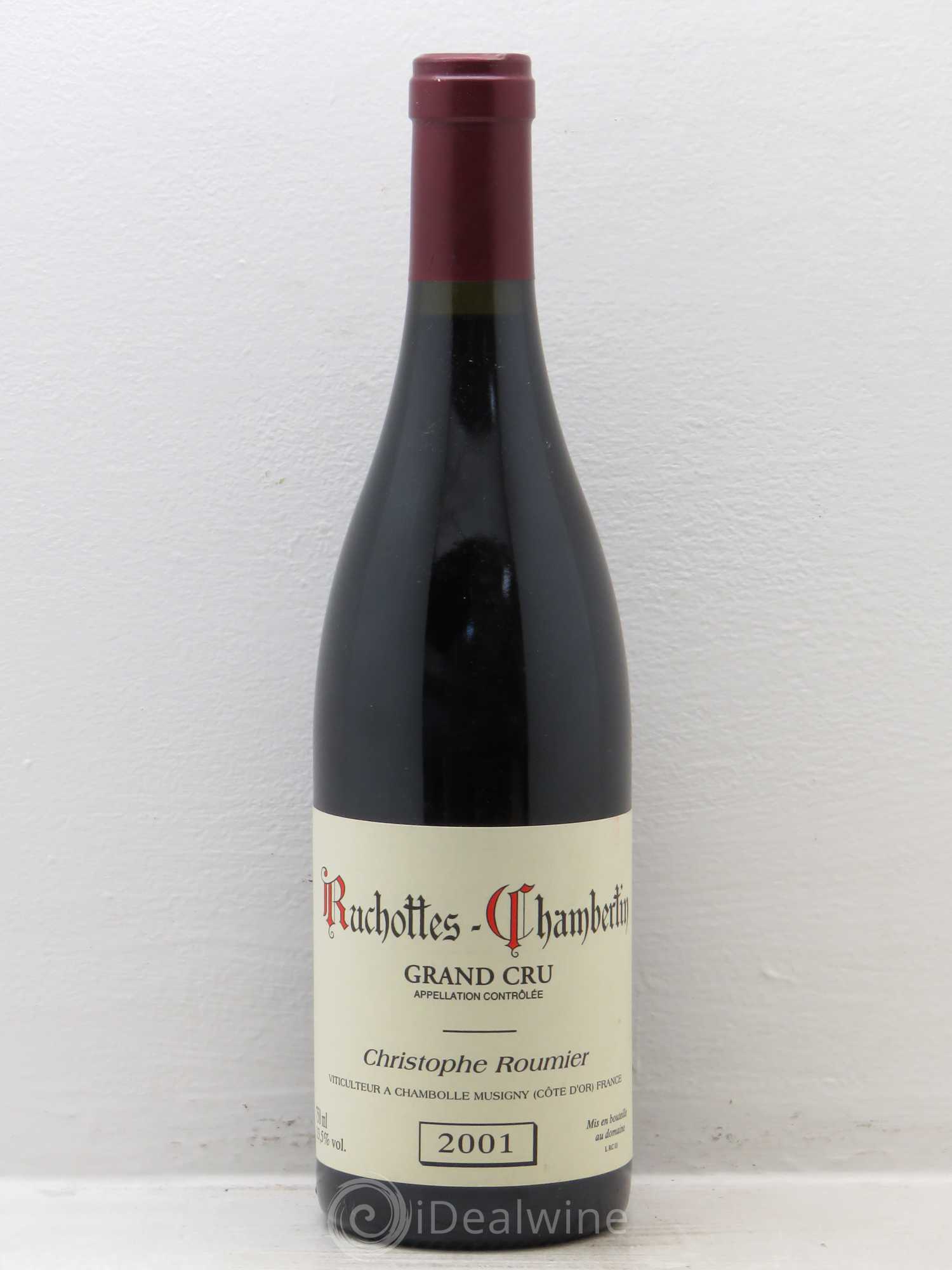 Ruchottes-Chambertin Grand Cru Christophe Roumier 2001 - Lot de 1 bouteille - 0