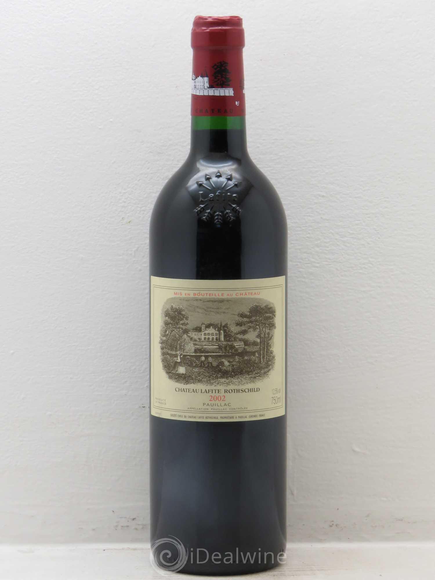 Château Lafite Rothschild 1er Grand Cru Classé 2002 - Lot de 1 bouteille - 0