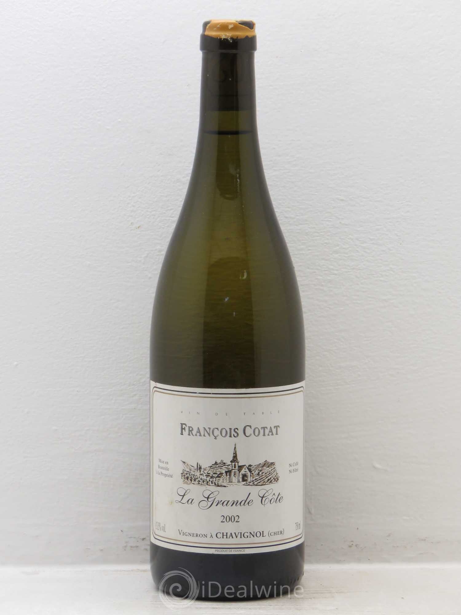 Sancerre La Grande Côte François Cotat 2002 - Lot de 1 bouteille - 0