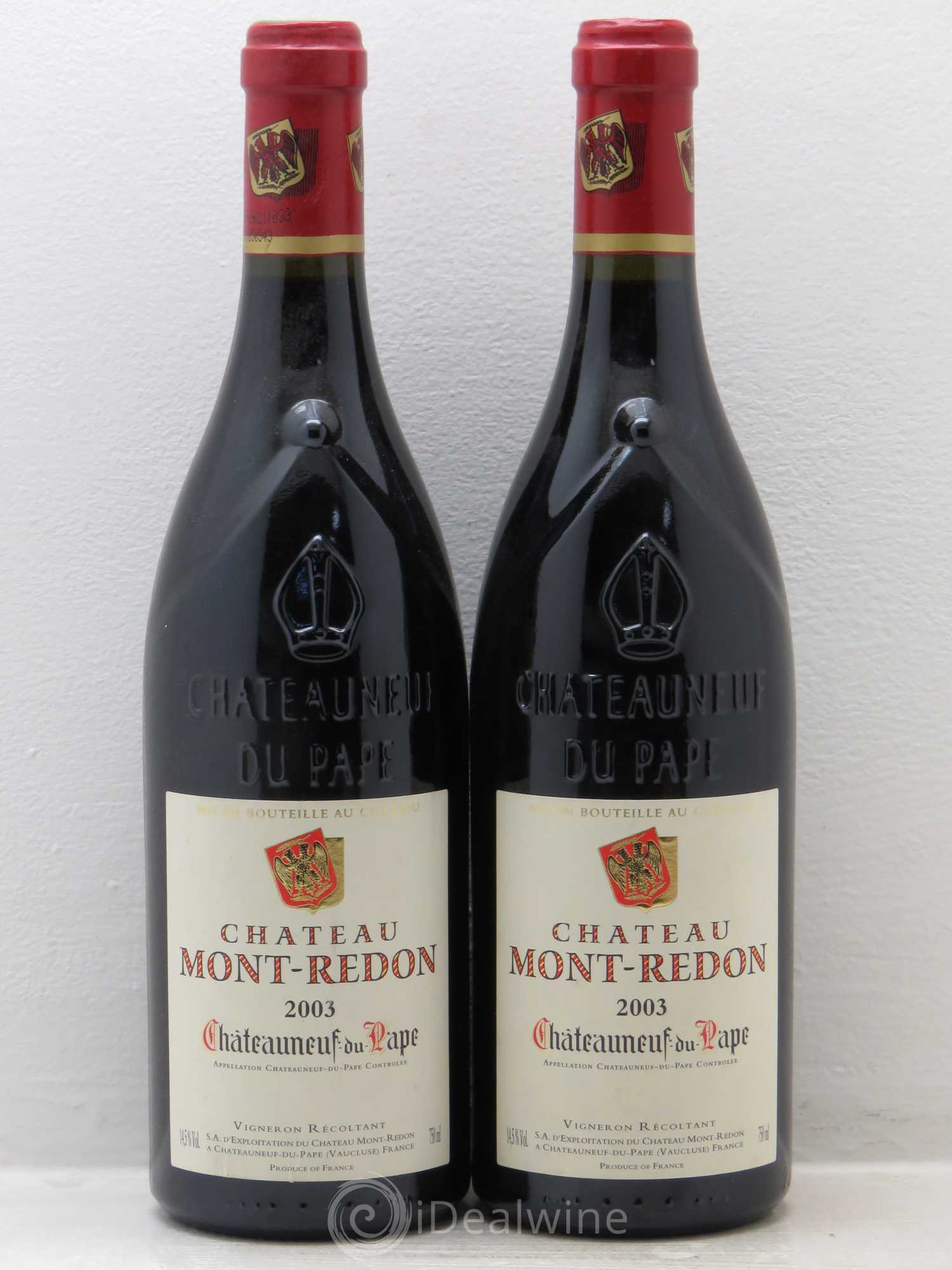 Châteauneuf-du-Pape Château Montredon 2003 - Posten von 2 Flaschen - 0