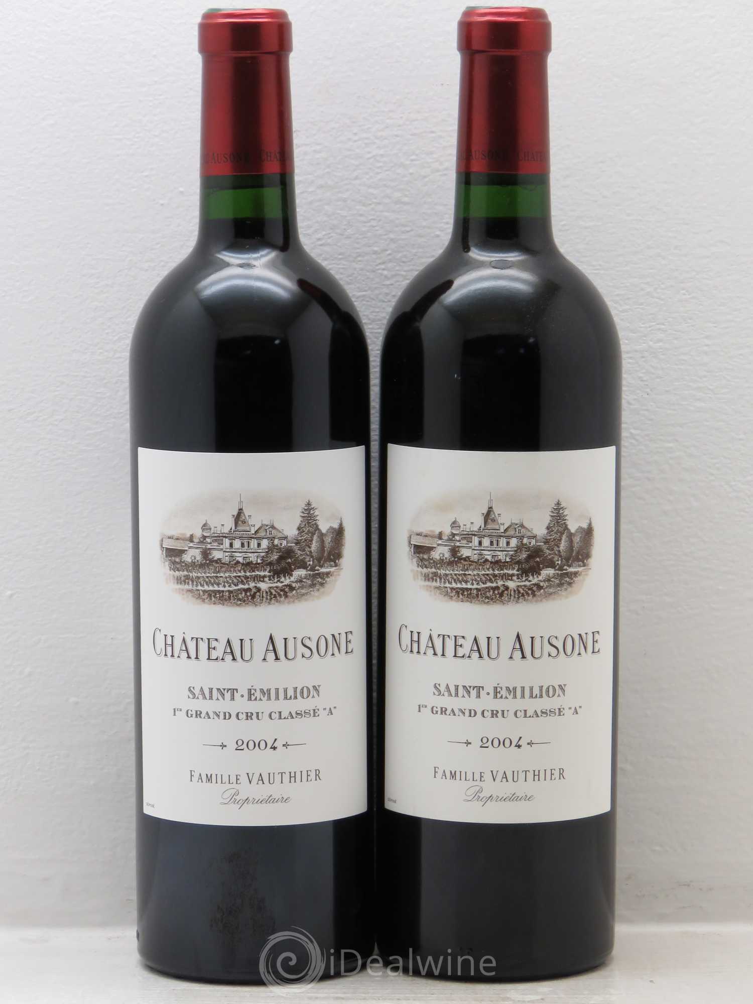 Château Ausone 1er Grand Cru Classé A 2004 - Lot de 2 bouteilles - 0