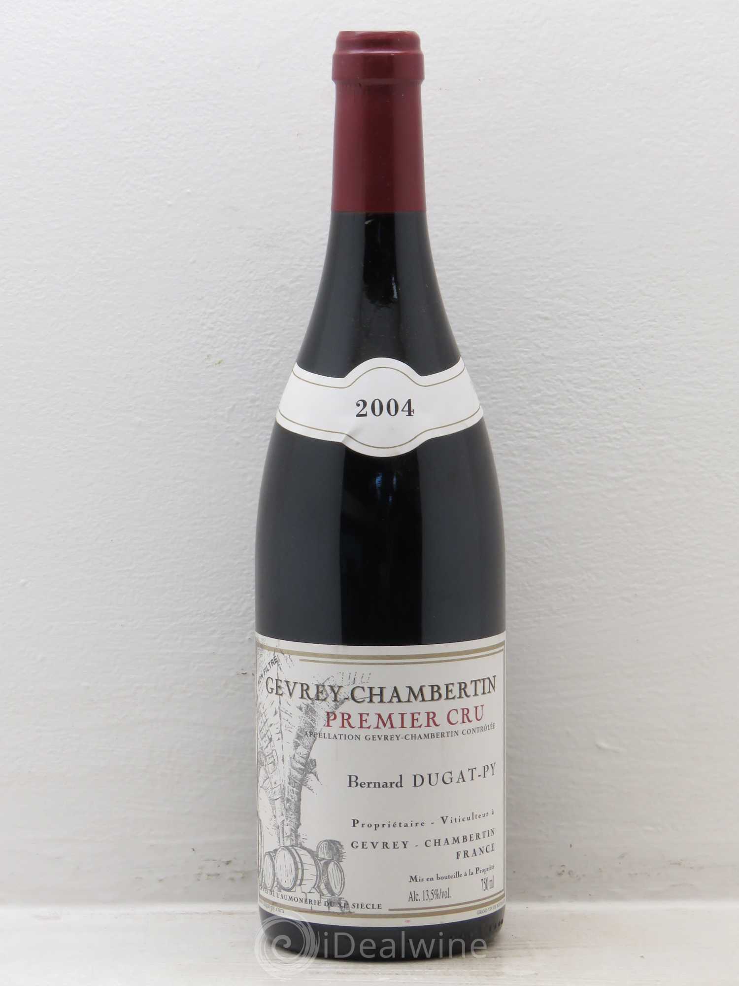 Gevrey-Chambertin 1er Cru Dugat-Py 2004 - Lot de 1 bouteille - 0