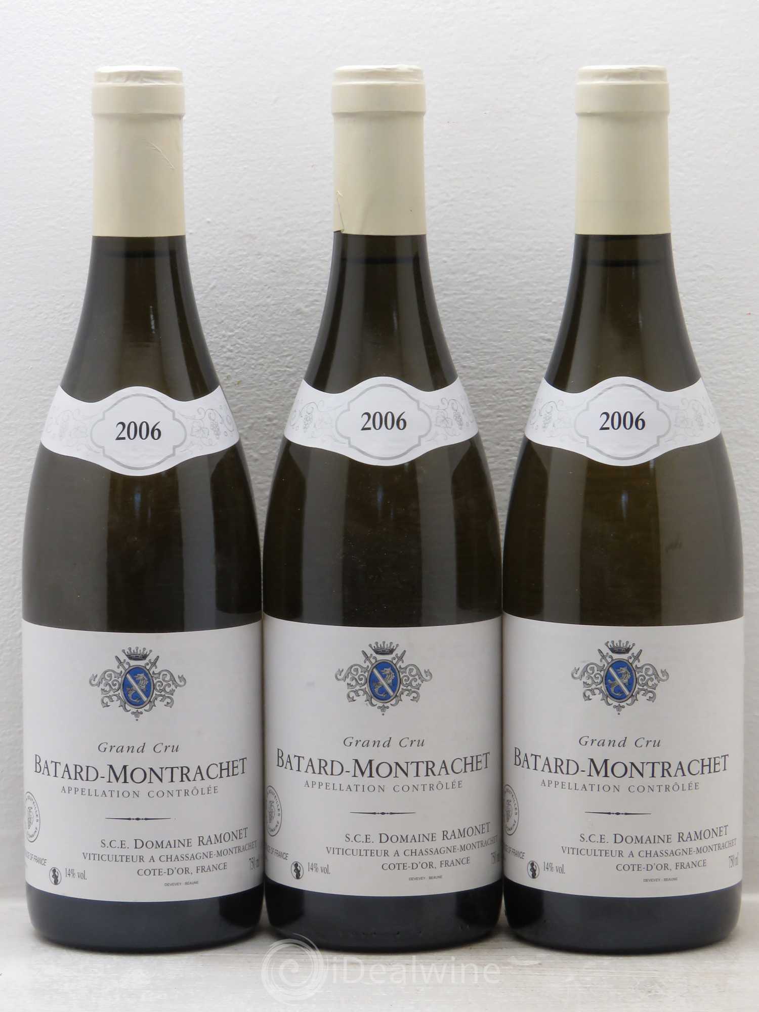 Bâtard-Montrachet Grand Cru Ramonet (Domaine) 2006 - Lot de 3 bouteilles - 0
