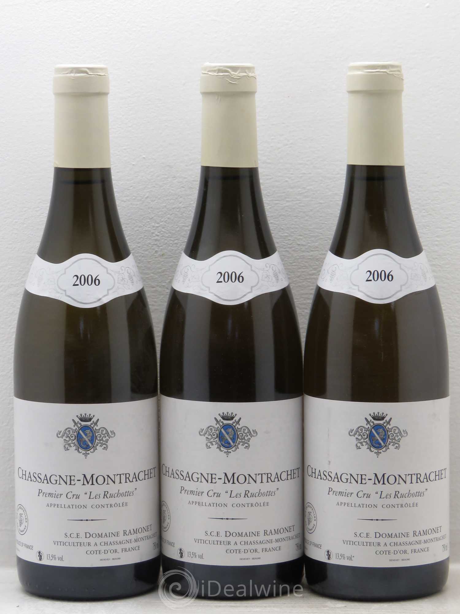 Chassagne-Montrachet 1er Cru Les Ruchottes Ramonet (Domaine) 2006 - Lot de 3 bouteilles - 0