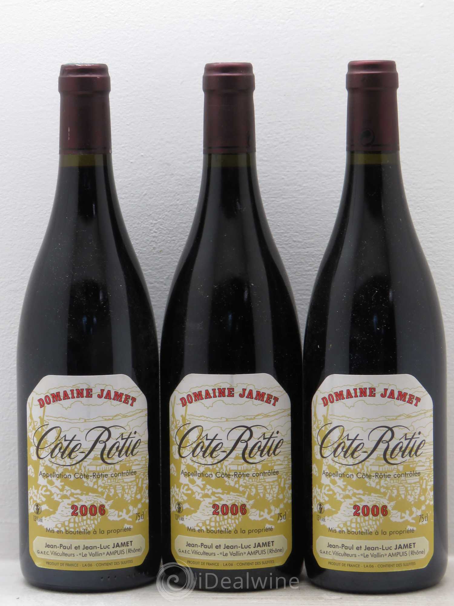 Côte-Rôtie Jamet (Domaine) 2006 - Lot de 3 bouteilles - 0