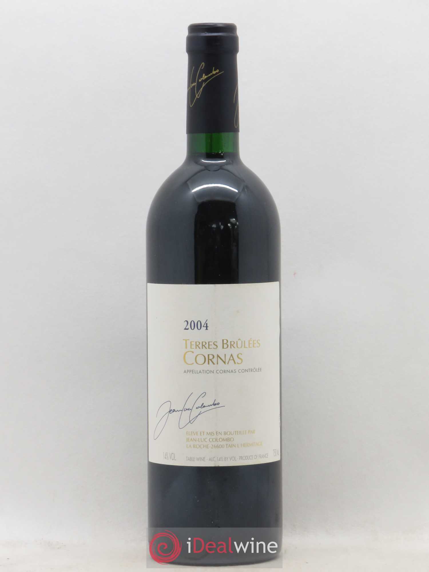 Cornas Terres Brûlées Jean-Luc Colombo 2004 - Lot de 1 bouteille - 0
