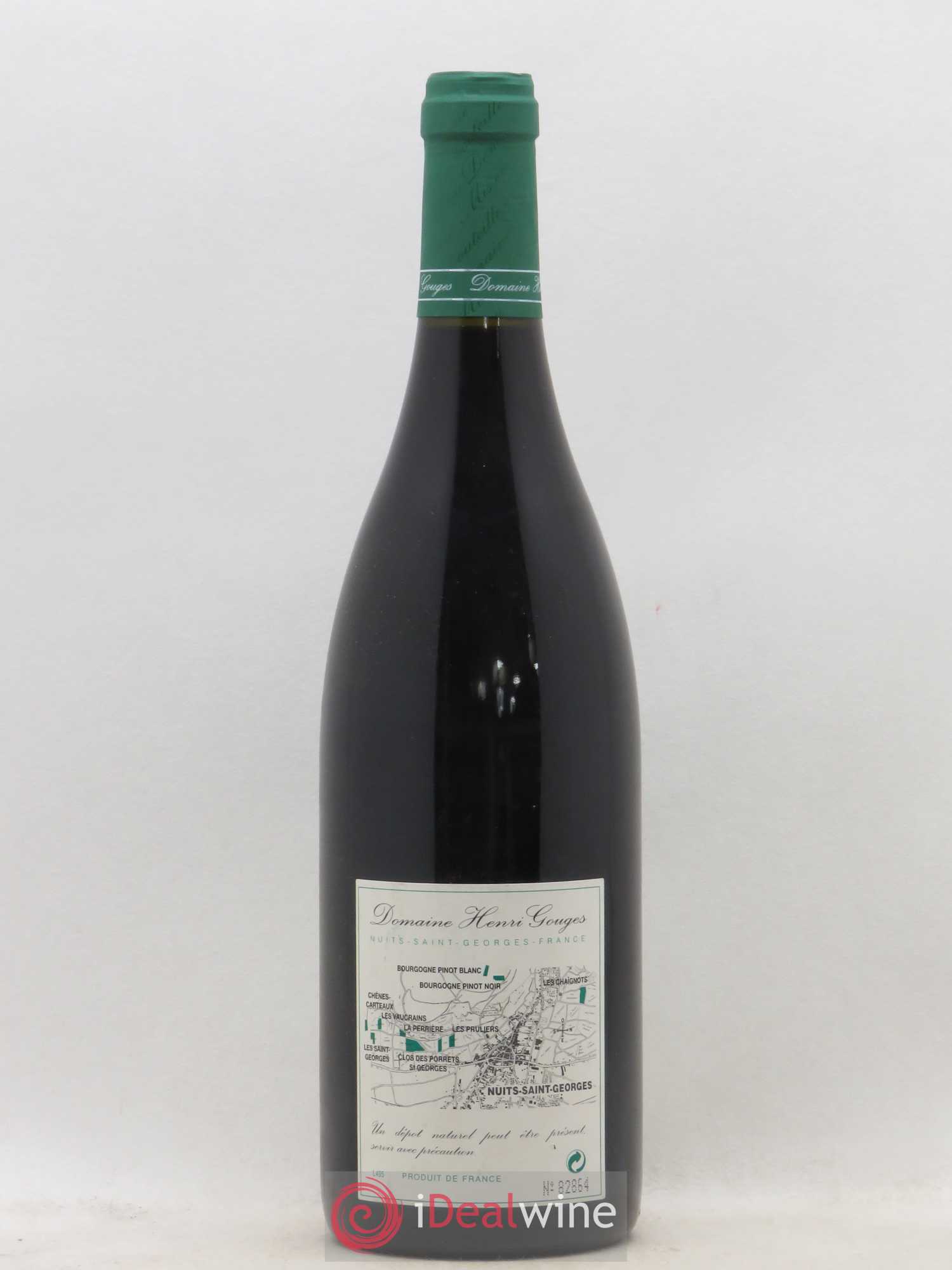 Nuits-Saint-Georges 1er Cru Les Saints Georges Henri Gouges 2002 - Posten von 1 Flasche - 1
