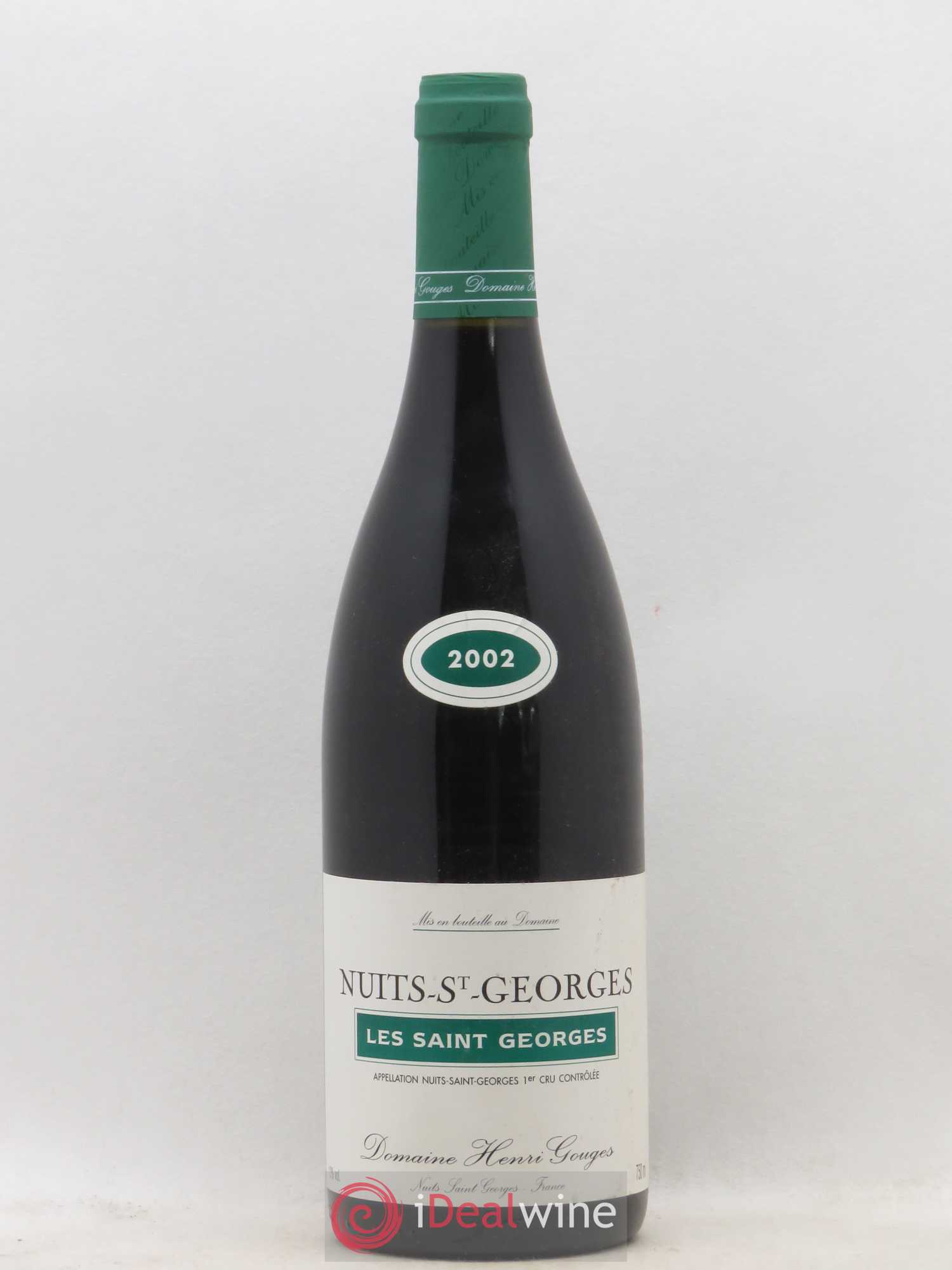 Nuits-Saint-Georges 1er Cru Les Saints Georges Henri Gouges 2002 - Posten von 1 Flasche - 0