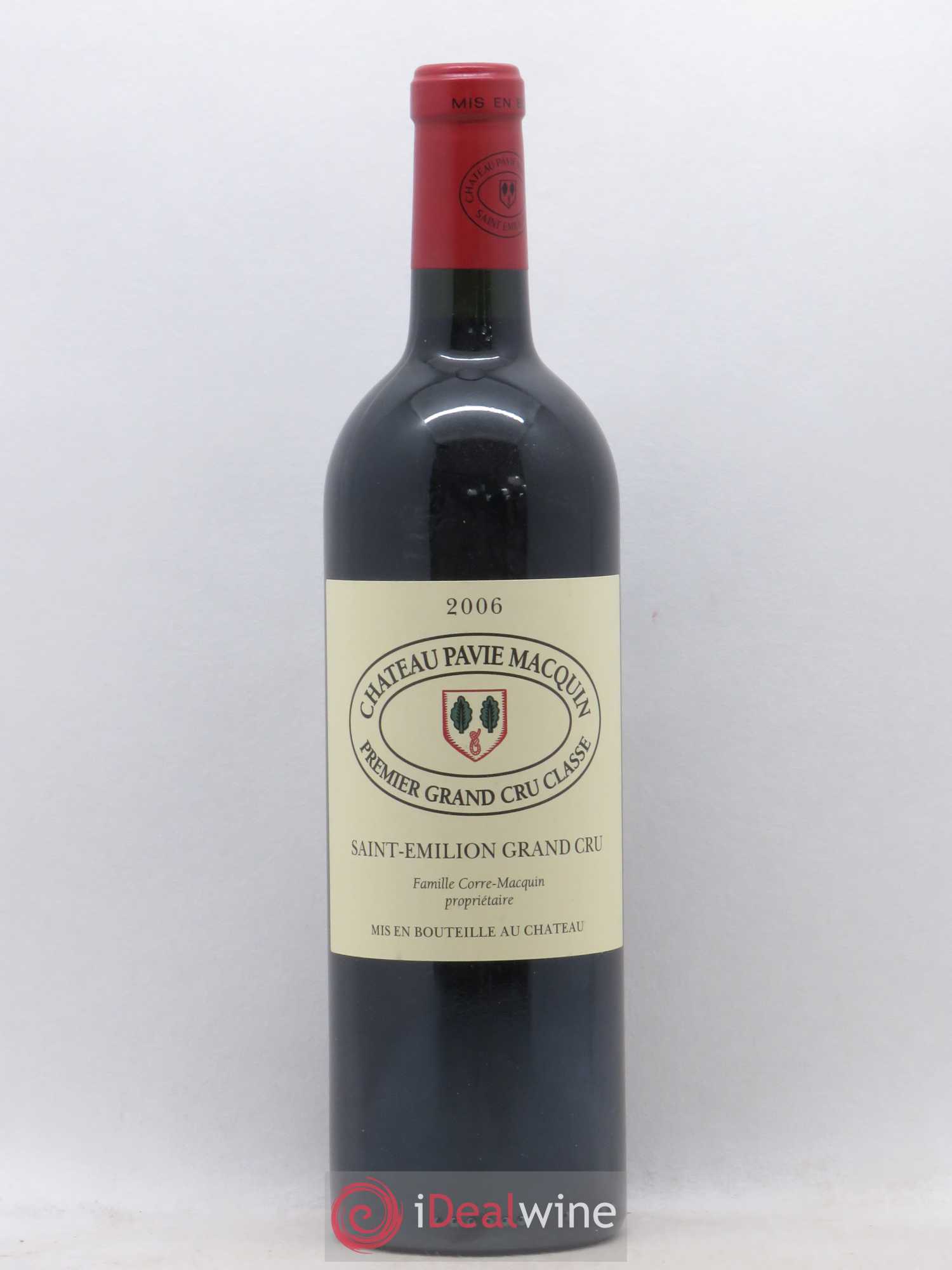 Château Pavie Macquin 1er Grand Cru Classé B 2006 - Lot de 1 bouteille - 0
