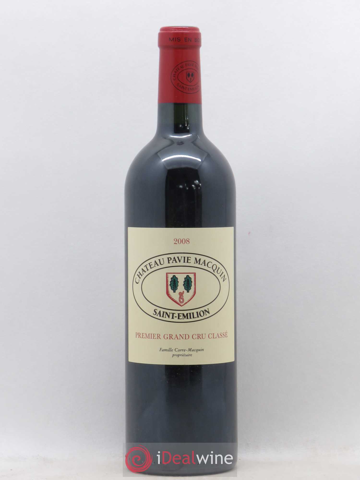 Château Pavie Macquin 1er Grand Cru Classé B 2008 - Lot de 1 bouteille - 0