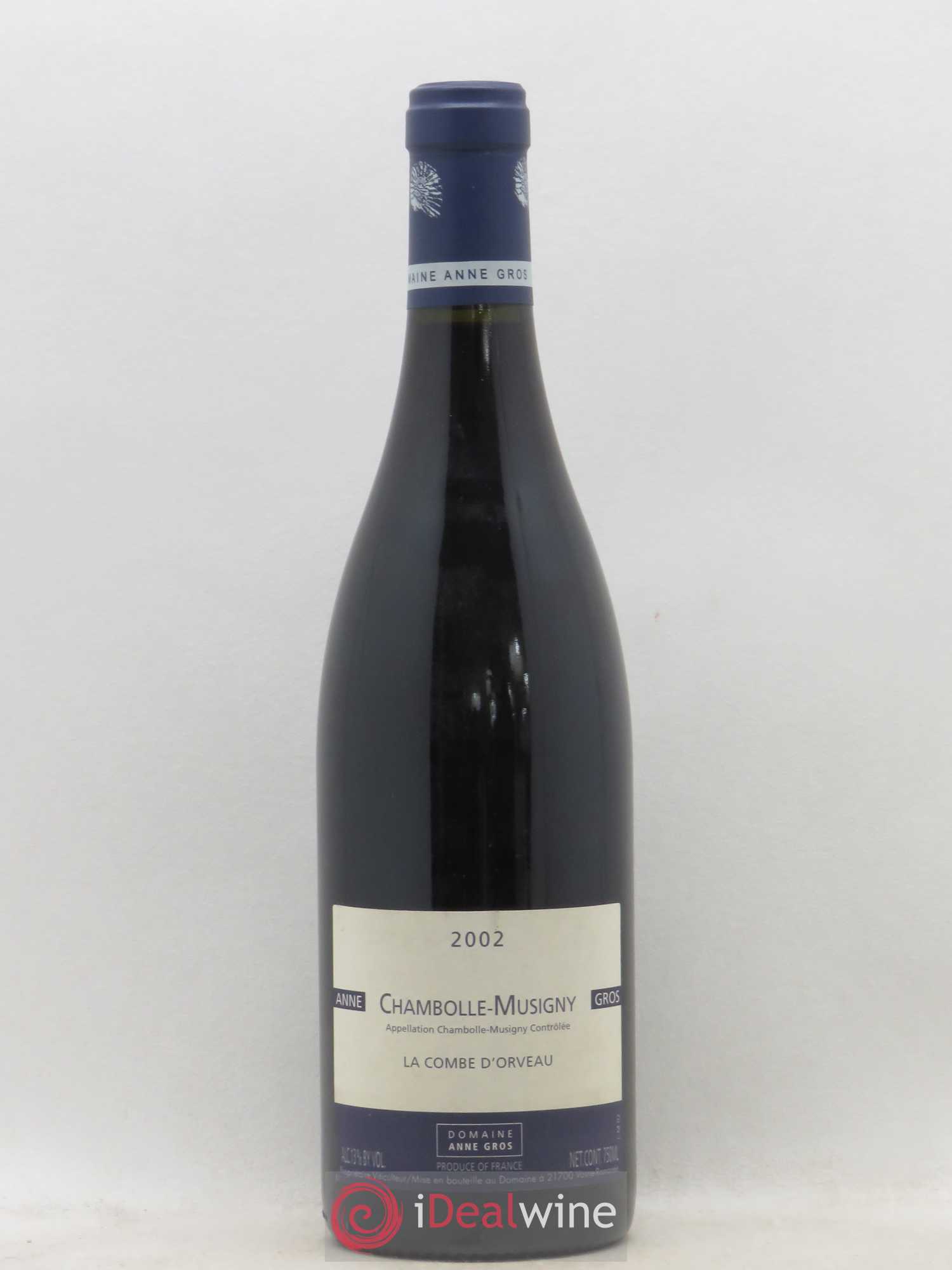 Chambolle-Musigny La Combe d'Orveau Anne Gros 2002 - Lot de 1 bouteille - 0