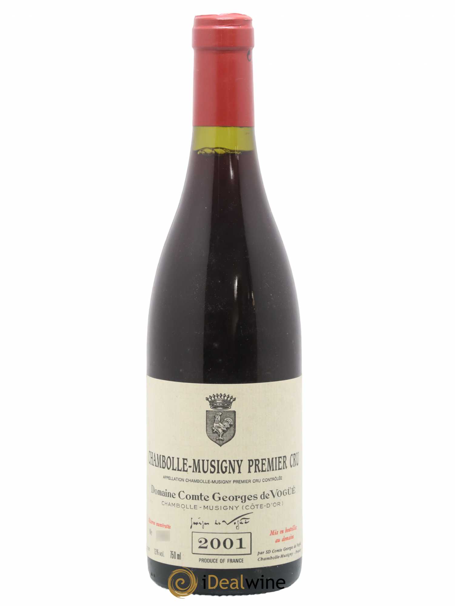 Chambolle-Musigny 1er Cru Comte Georges de Vogüé 2001 - Lot de 1 bouteille - 0