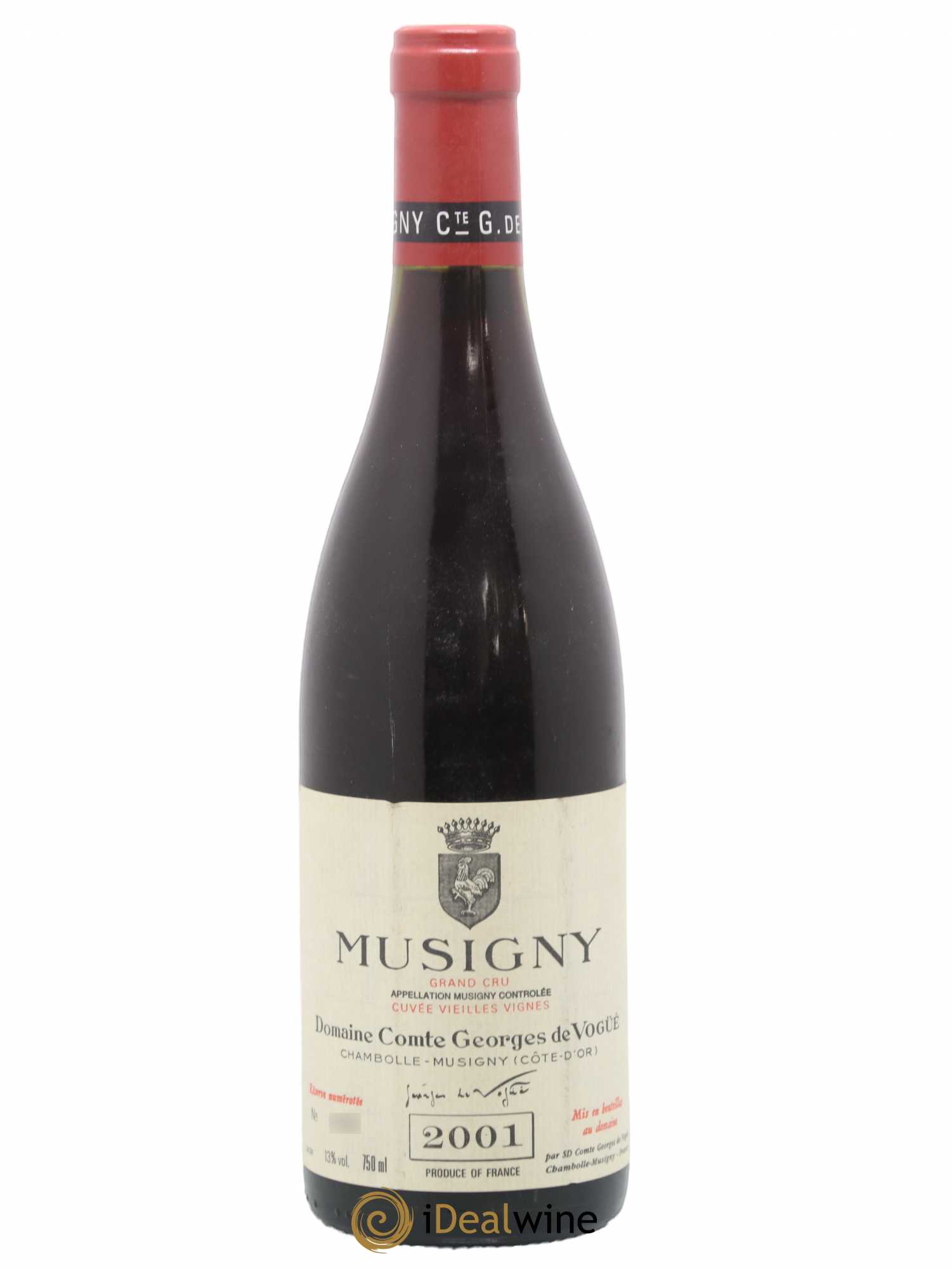 Musigny Grand Cru Cuvée Vieilles Vignes Comte Georges de Vogüé 2001 - Lot de 1 bouteille - 0