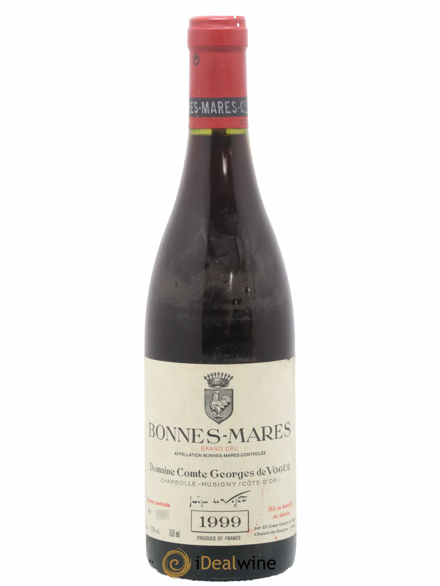 Bonnes-Mares Grand Cru Comte Georges de Vogüé 1999 - Lot de 1 bouteille - 0