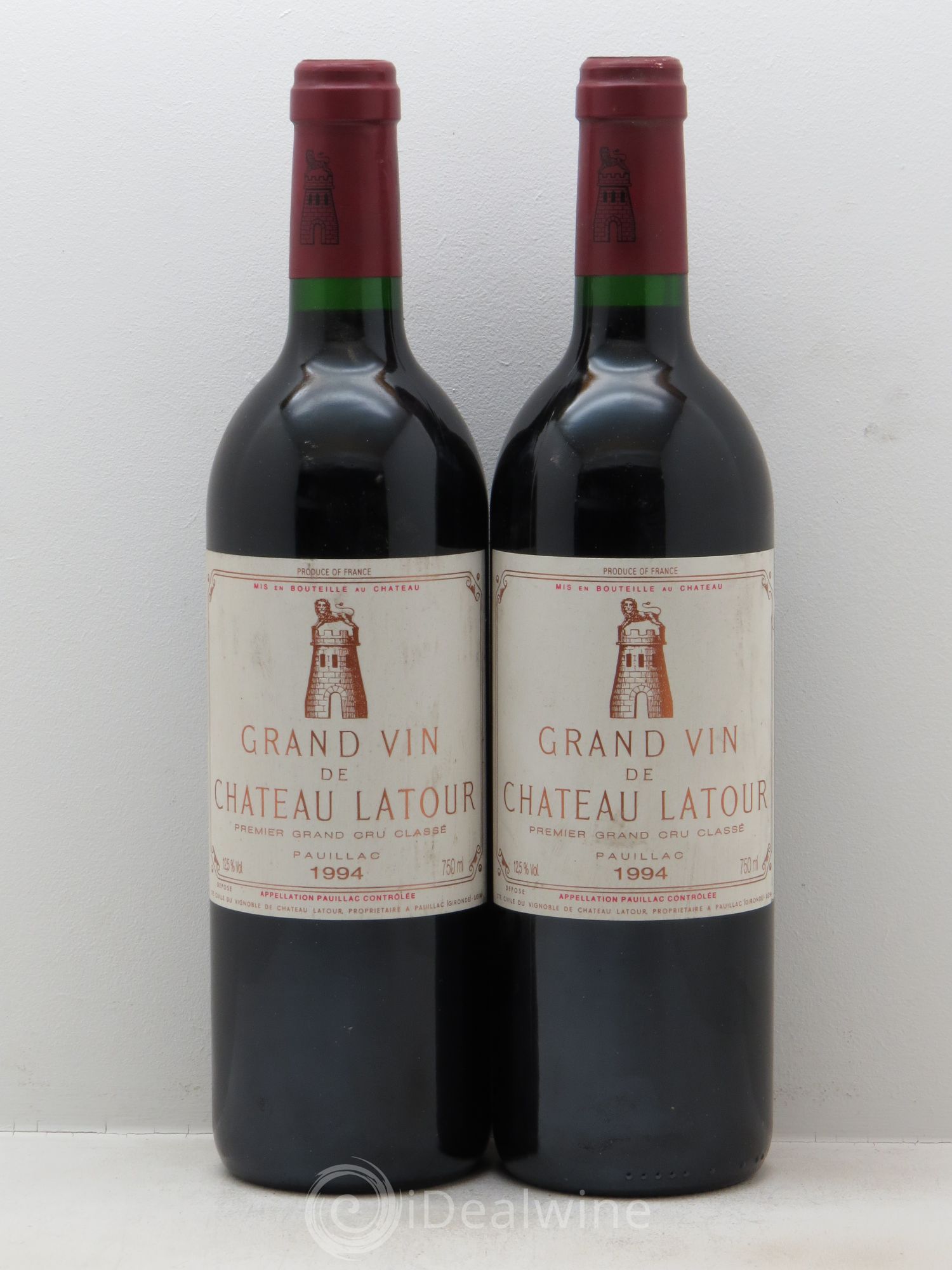 Château Latour 1er Grand Cru Classé 1994 - Lot de 2 bouteilles - 0