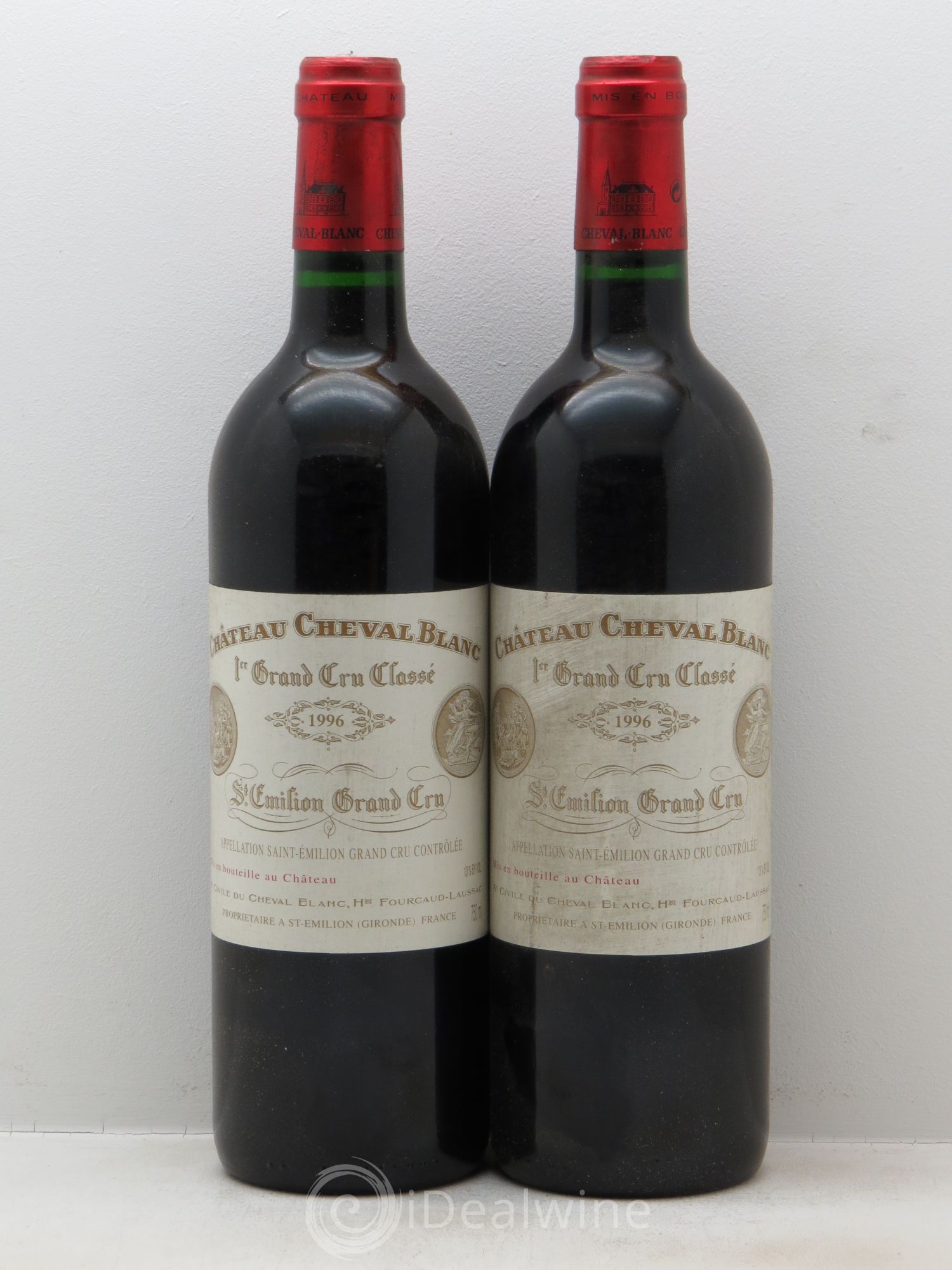 Château Cheval Blanc 1er Grand Cru Classé A 1996 - Lot de 2 bouteilles - 0