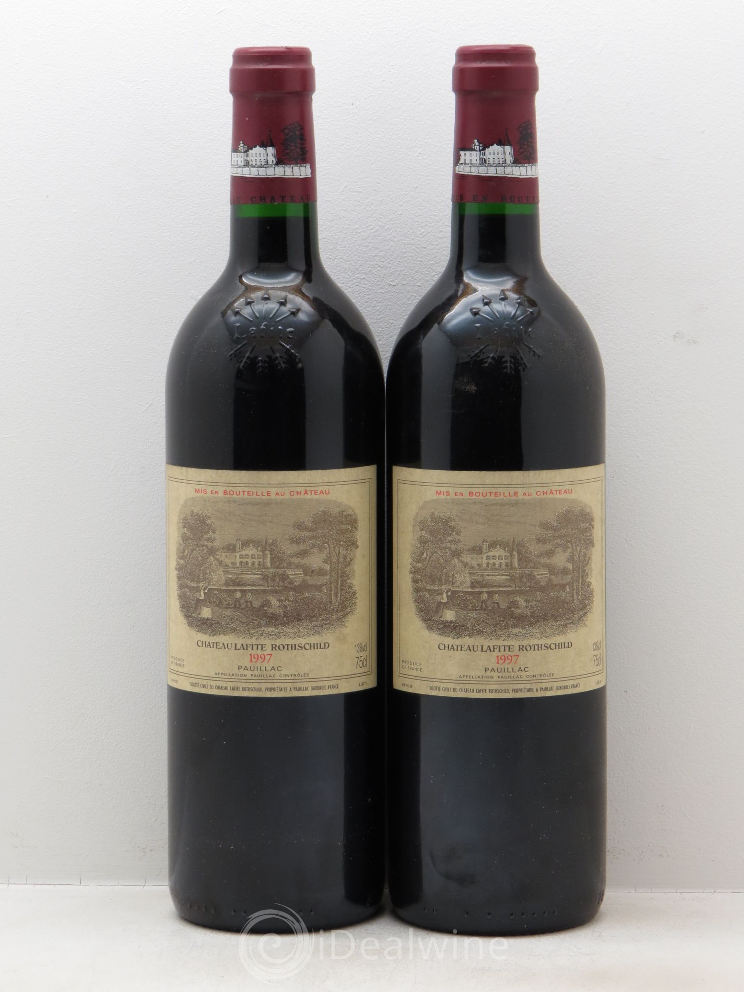 Château Lafite Rothschild 1er Grand Cru Classé 1997 - Lot de 2 bouteilles - 0