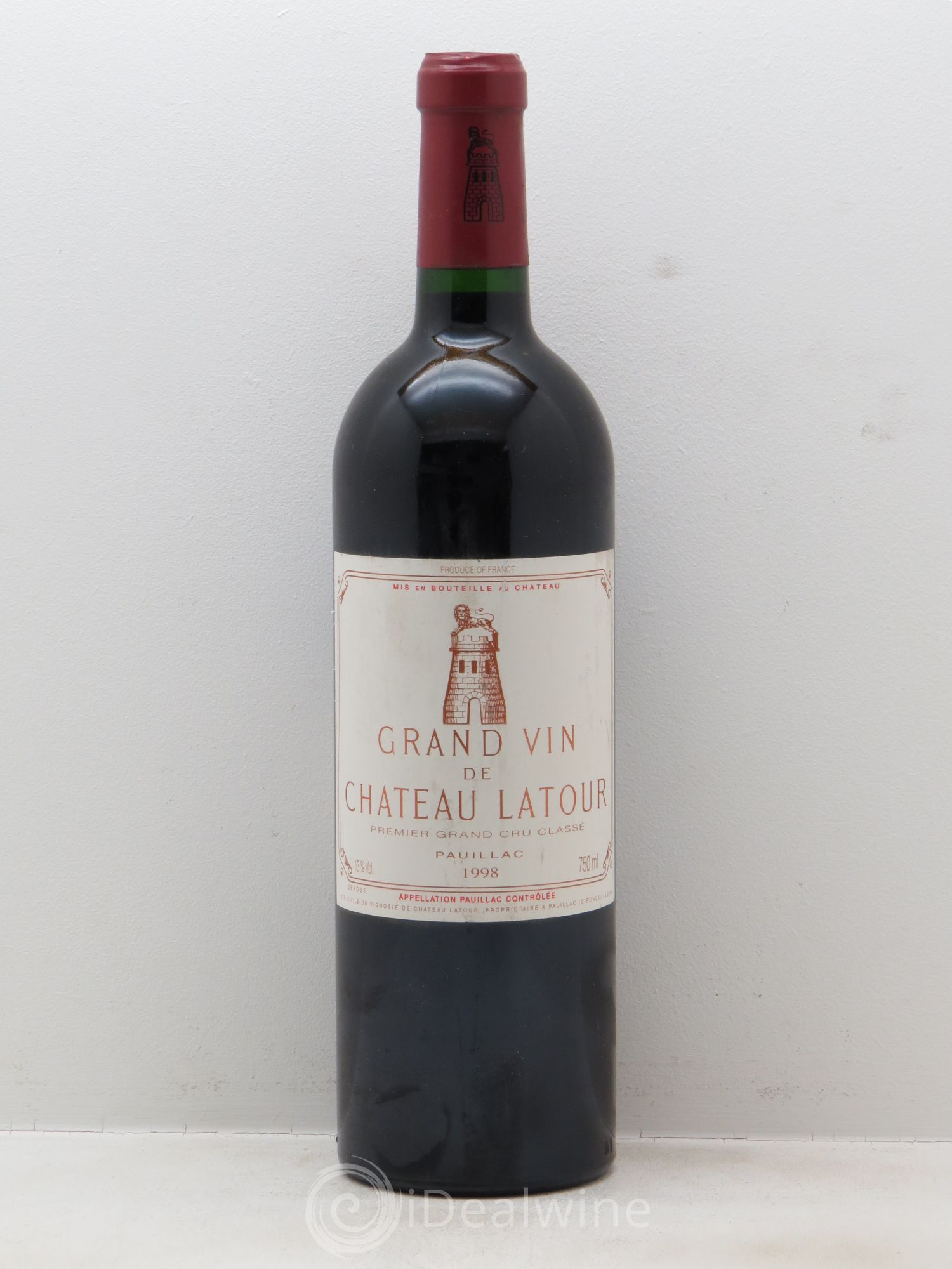 Château Latour 1er Grand Cru Classé 1998 - Lot de 1 bouteille - 0