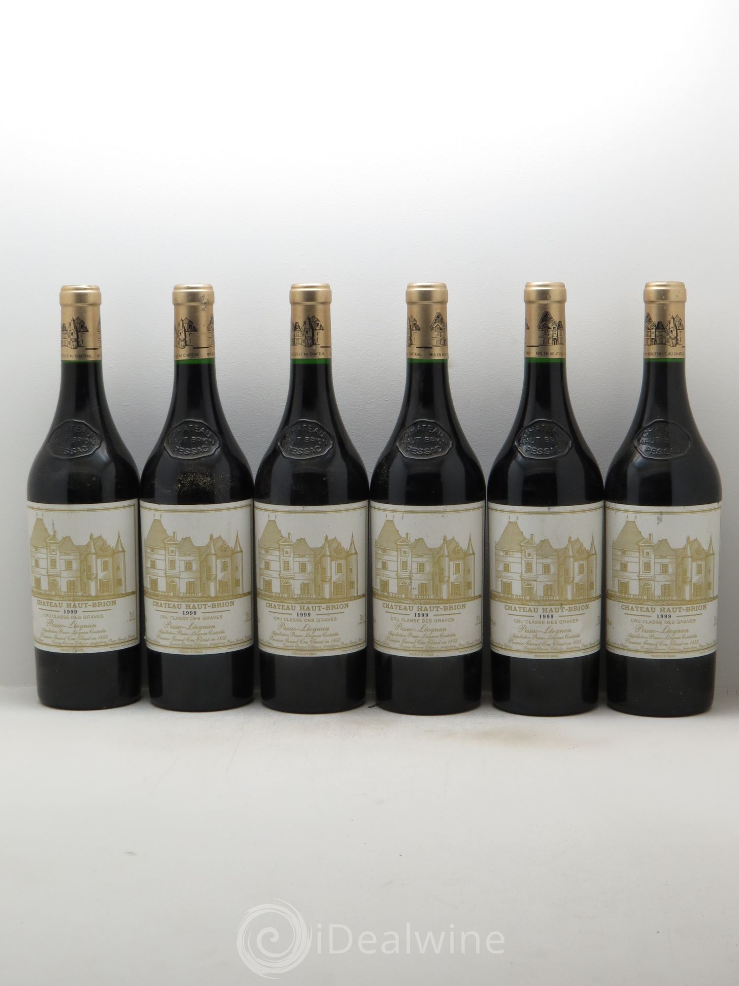 Château Haut Brion 1er Grand Cru Classé 1999 - Lot de 6 bouteilles - 0