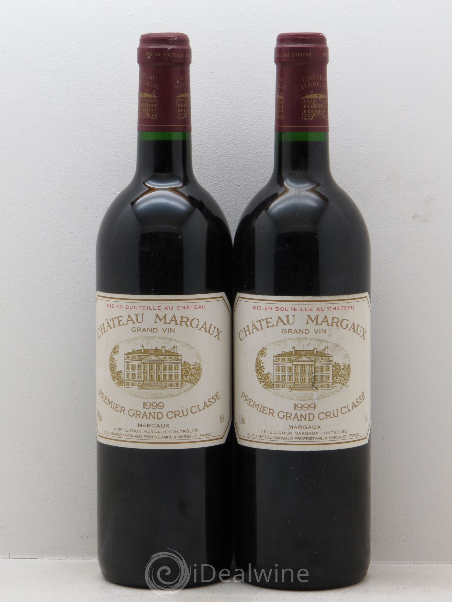 Château Margaux 1er Grand Cru Classé 1999 - Lot de 2 bouteilles - 0