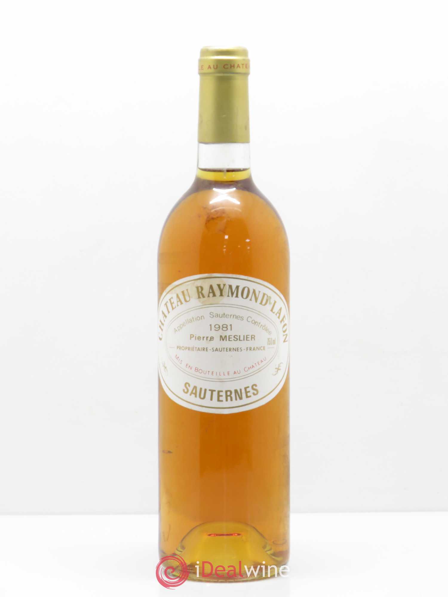 Château Raymond Lafon 1981 - Posten von 1 Flasche - 0