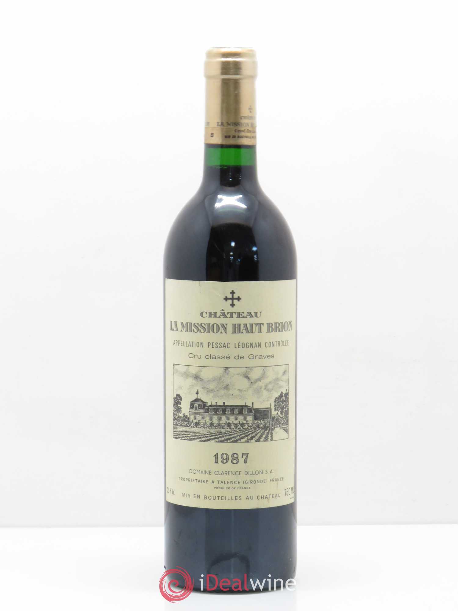 Château la Mission Haut-Brion Cru Classé de Graves 1987 - Lot de 1 bouteille - 0
