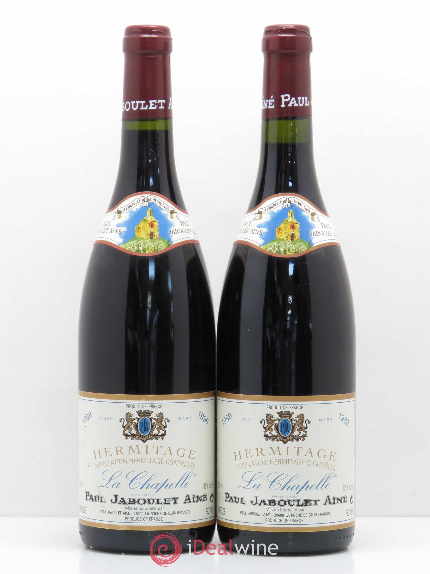 Hermitage La Chapelle Paul Jaboulet Ainé 1999 - Lot de 2 bouteilles - 0