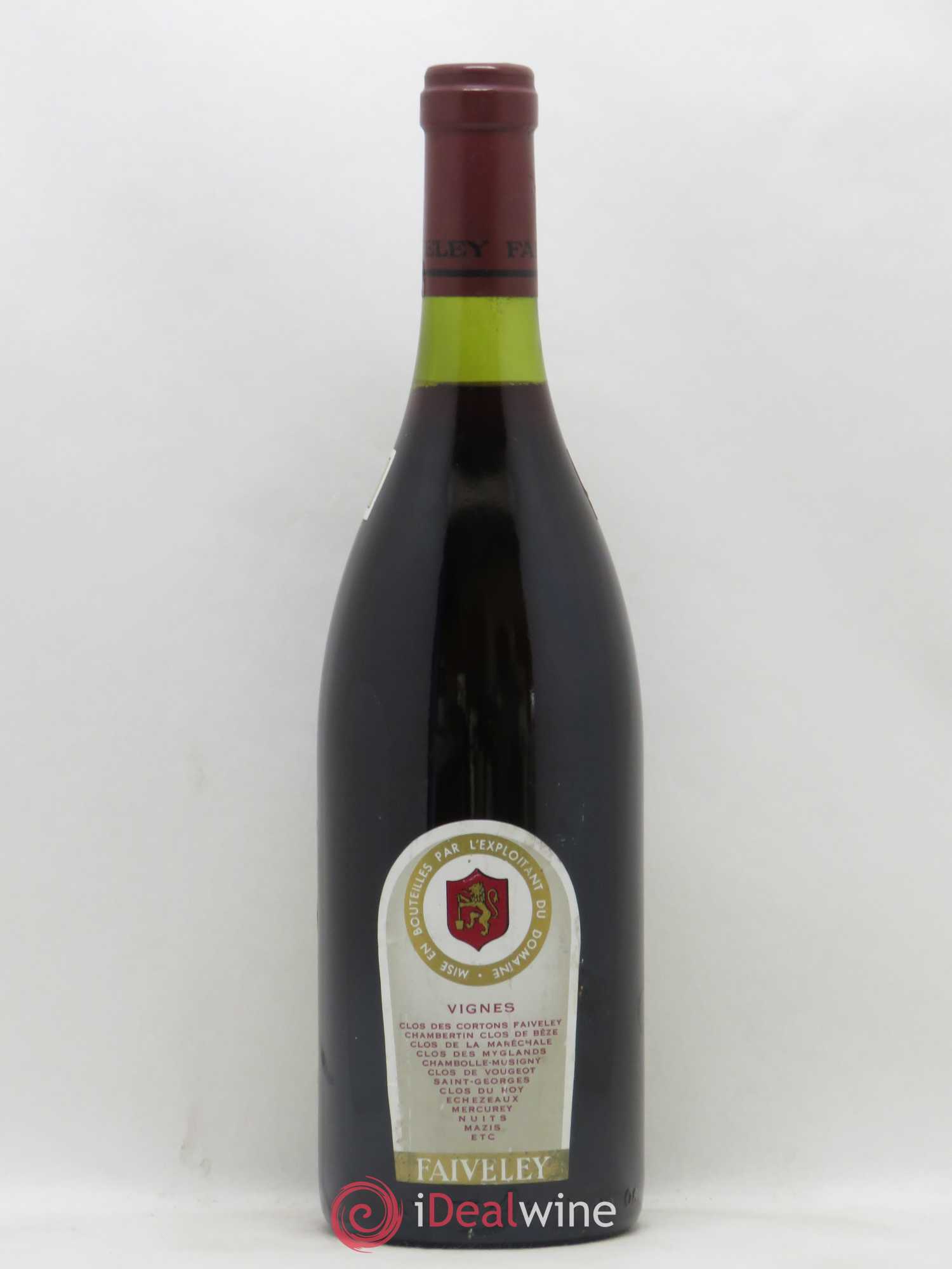 Corton Grand Cru Clos des Cortons Faiveley 1990 - Lot de 1 bouteille - 1