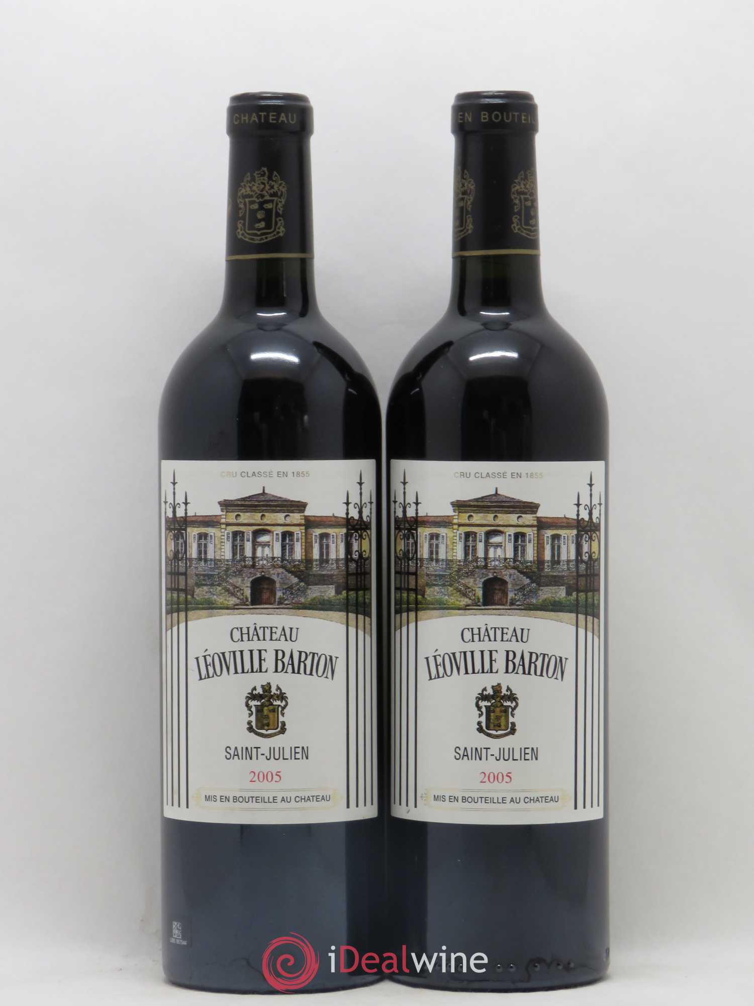 Château Léoville Barton 2ème Grand Cru Classé 2005 - Lot de 2 bouteilles - 0