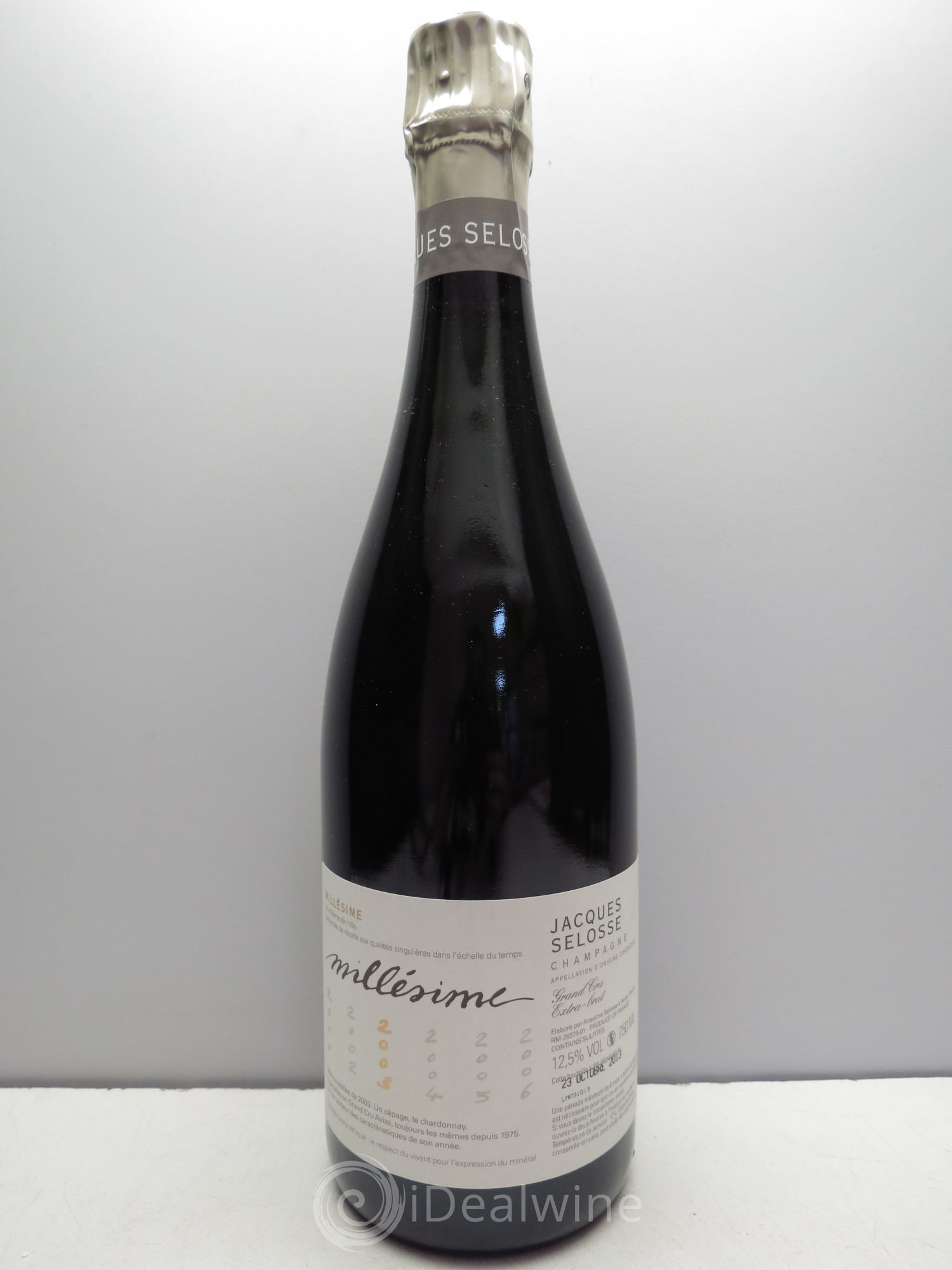 Champagne Extra Brut Sélosse 2003 - Posten von 1 Flasche - 0