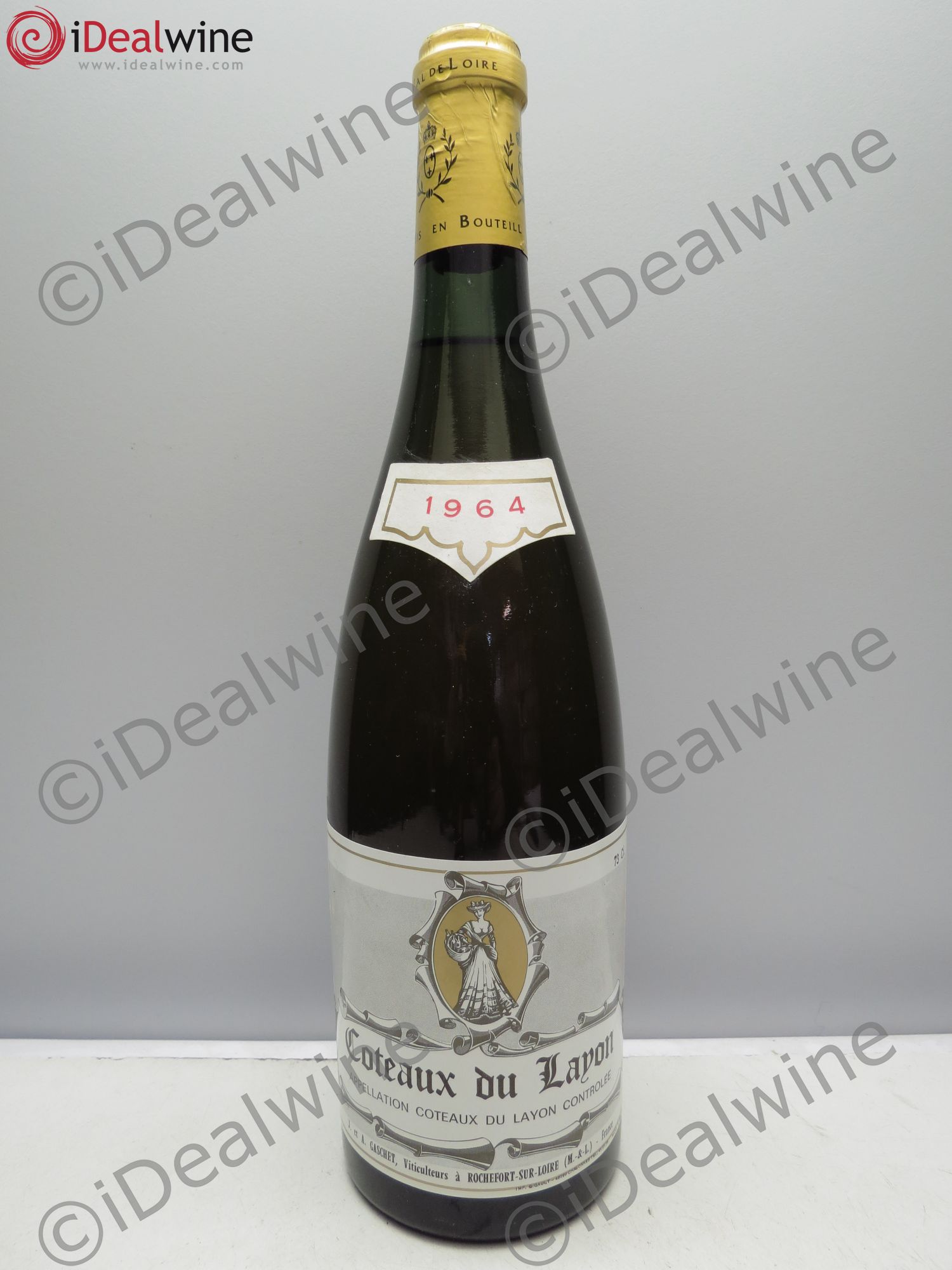 Coteaux du Layon Rochefort (demi-sec) Jean Gaschet 1964 - Lotto di 6 bottiglie - 0