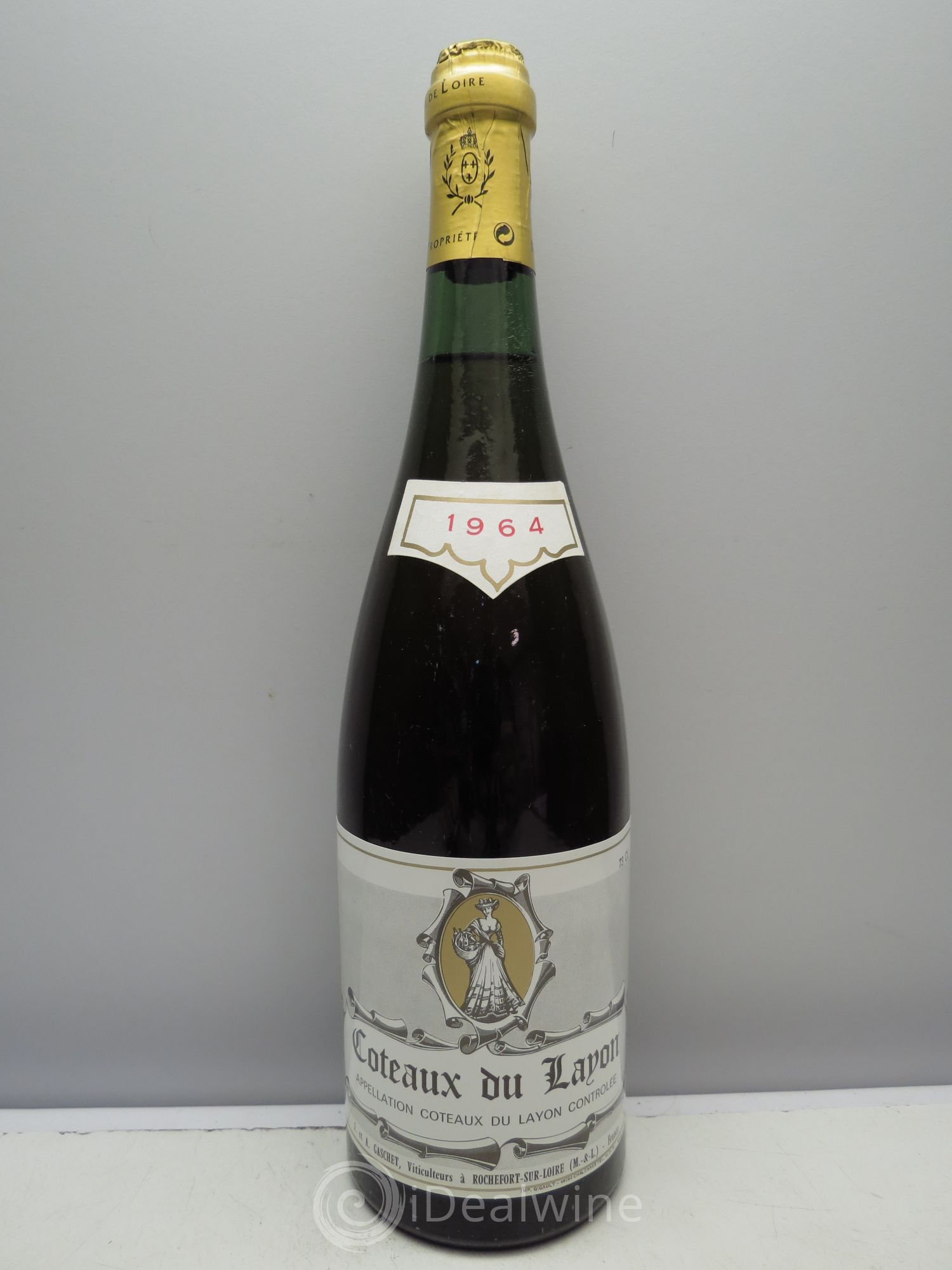 Coteaux du Layon Rochefort - Jean Gaschet (demi-sec) 1964 - Lotto di 1 bottiglia - 0
