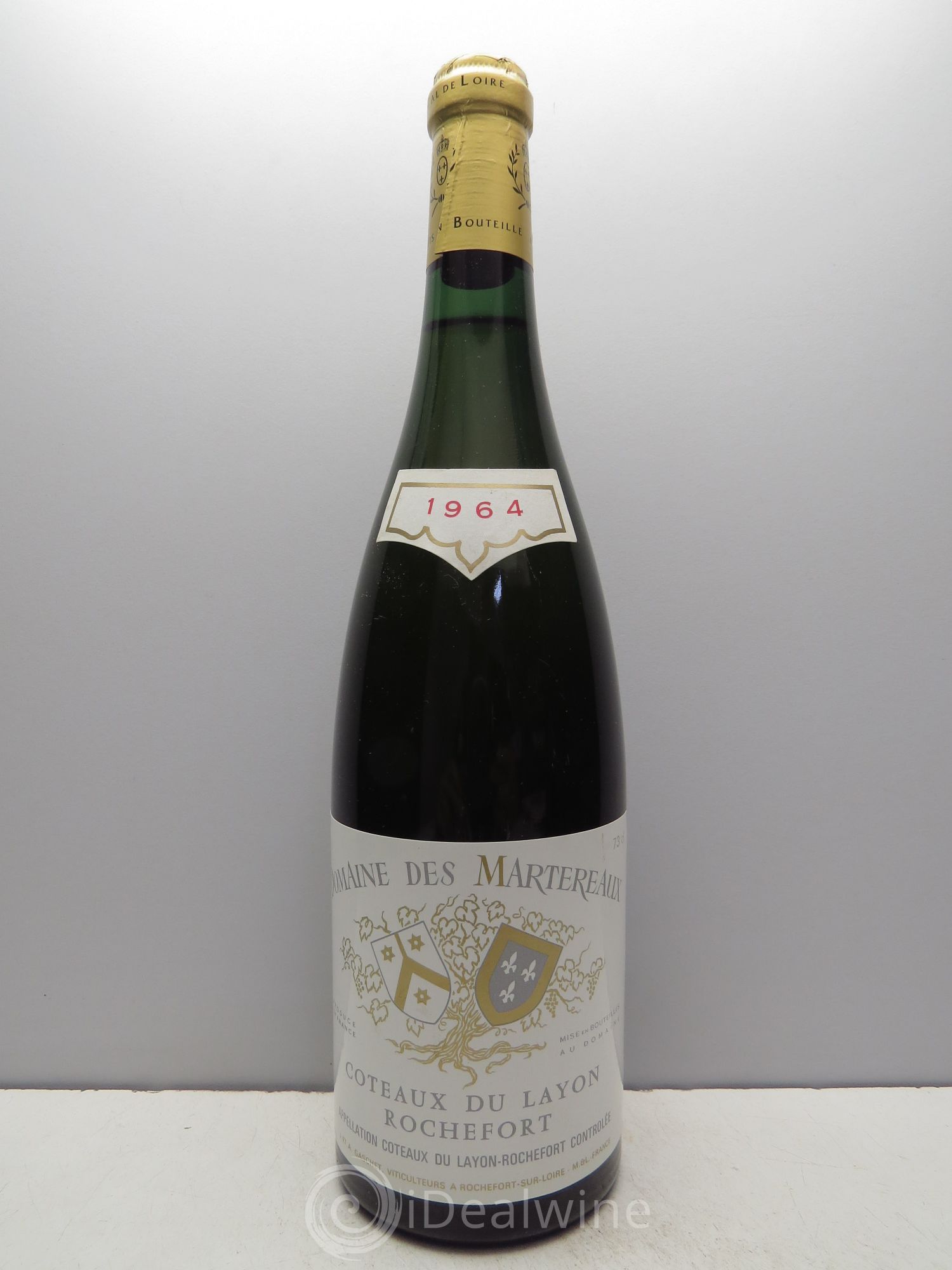 Coteaux du Layon Rochefort demi-sec Jean Gaschet 1964 - Lotto di 6 bottiglie - 0