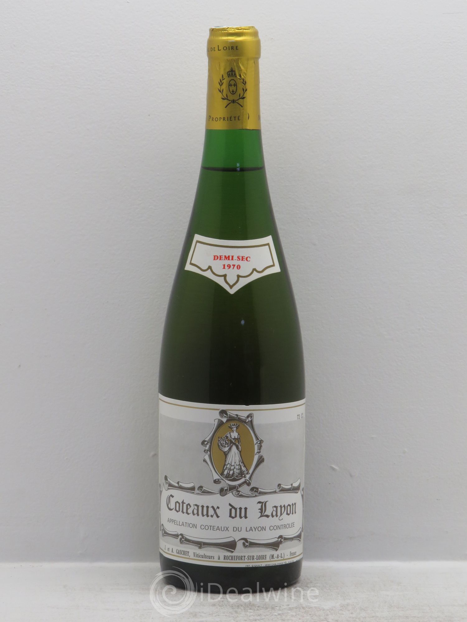 Coteaux du Layon (demi-sec) Gaschet 1970 - Posten von 1 Flasche - 0