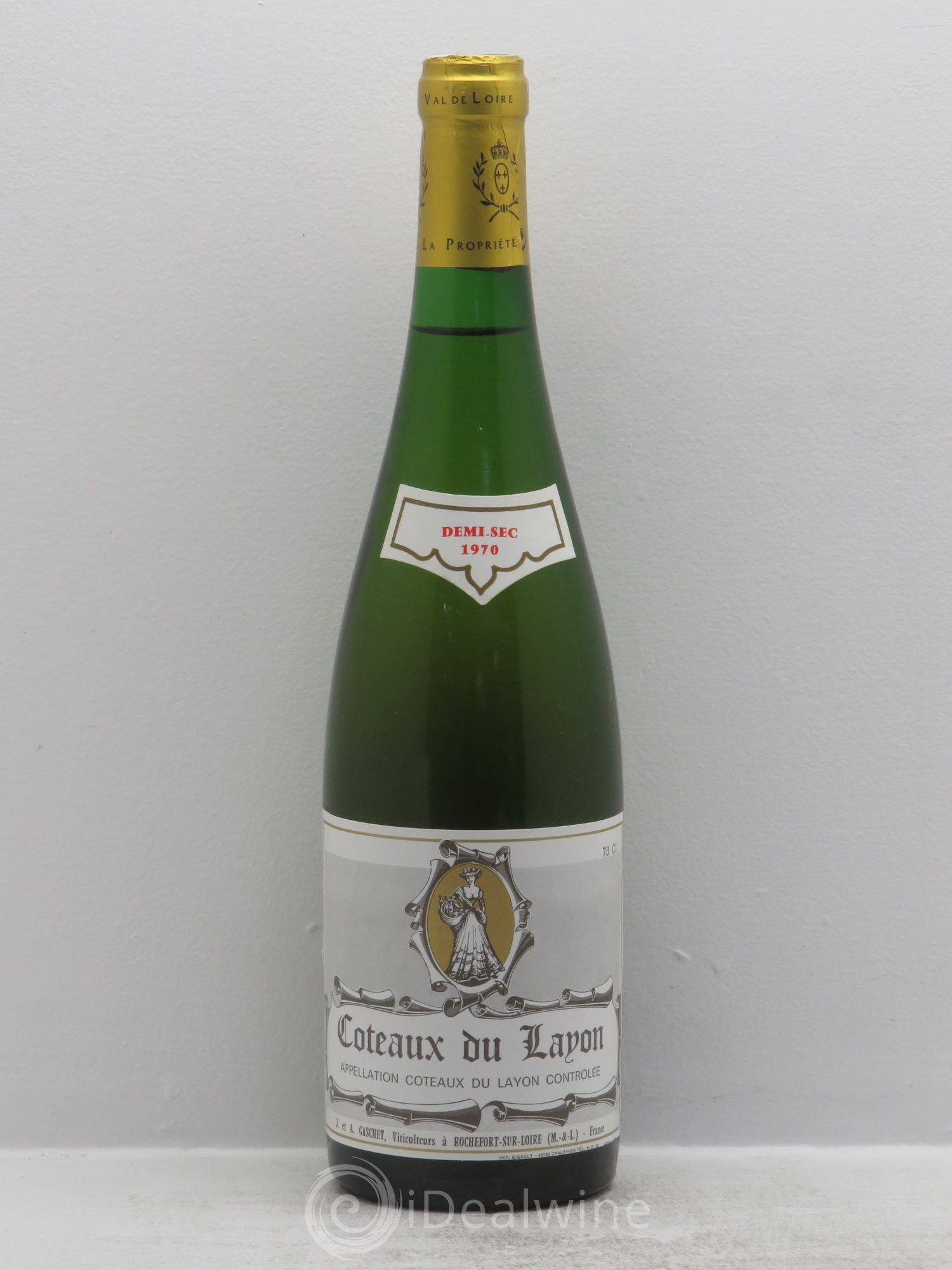 Coteaux du Layon (demi-sec) Gaschet 1970 - Lotto di 1 bottiglia - 0