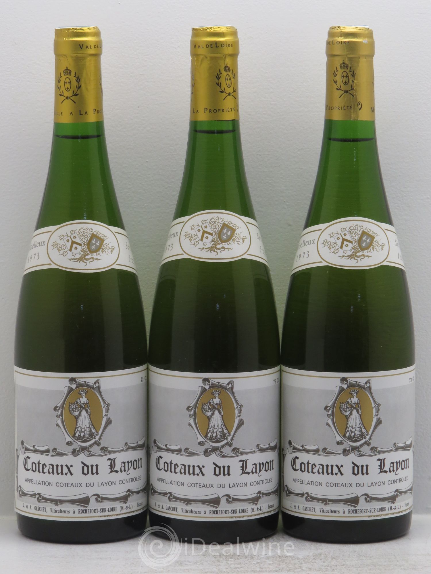 Coteaux du Layon Gaschet 1973 - Lotto di 3 bottiglie - 0