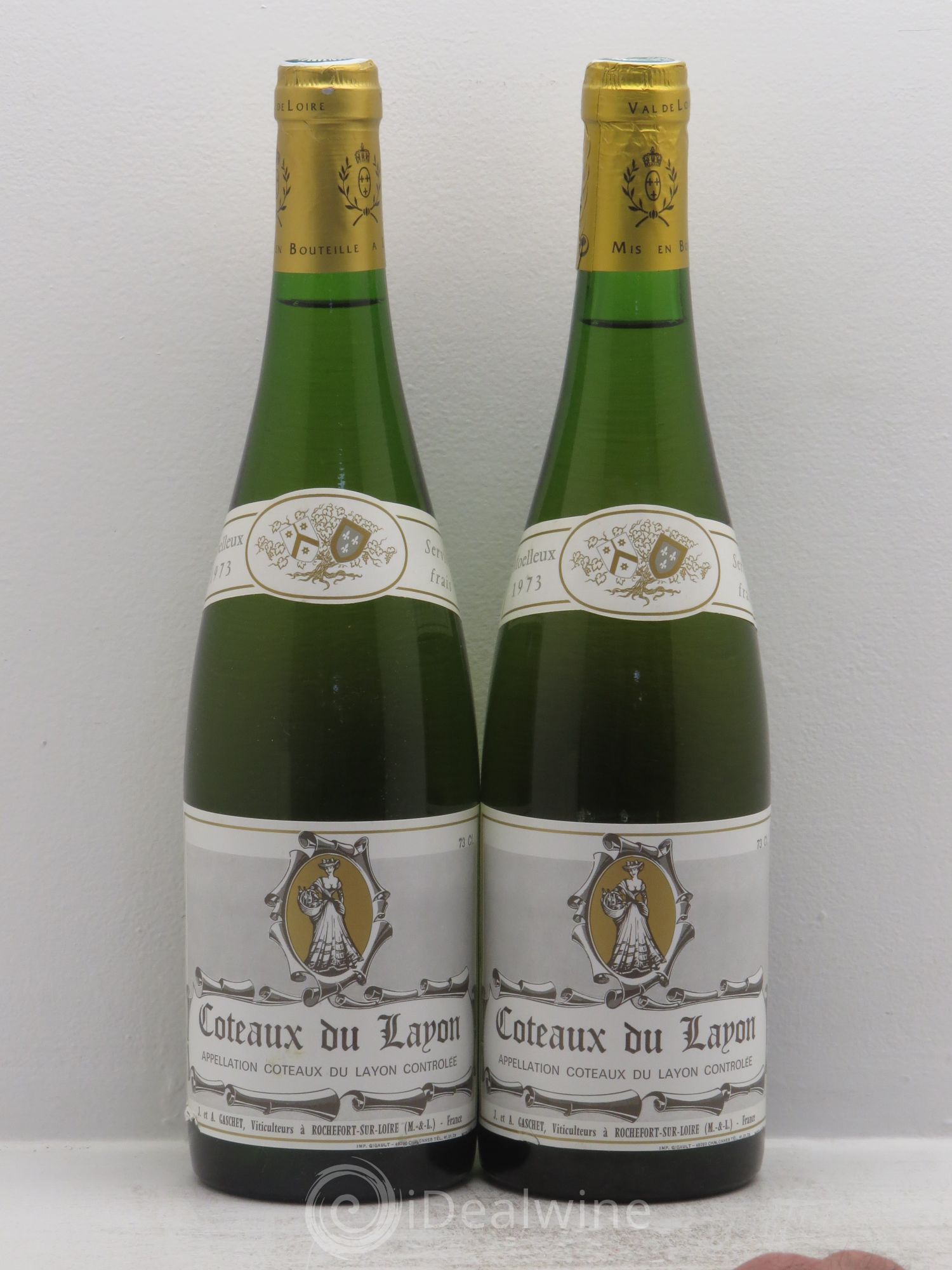 Coteaux du Layon Gaschet 1973 - Lotto di 2 bottiglie - 0