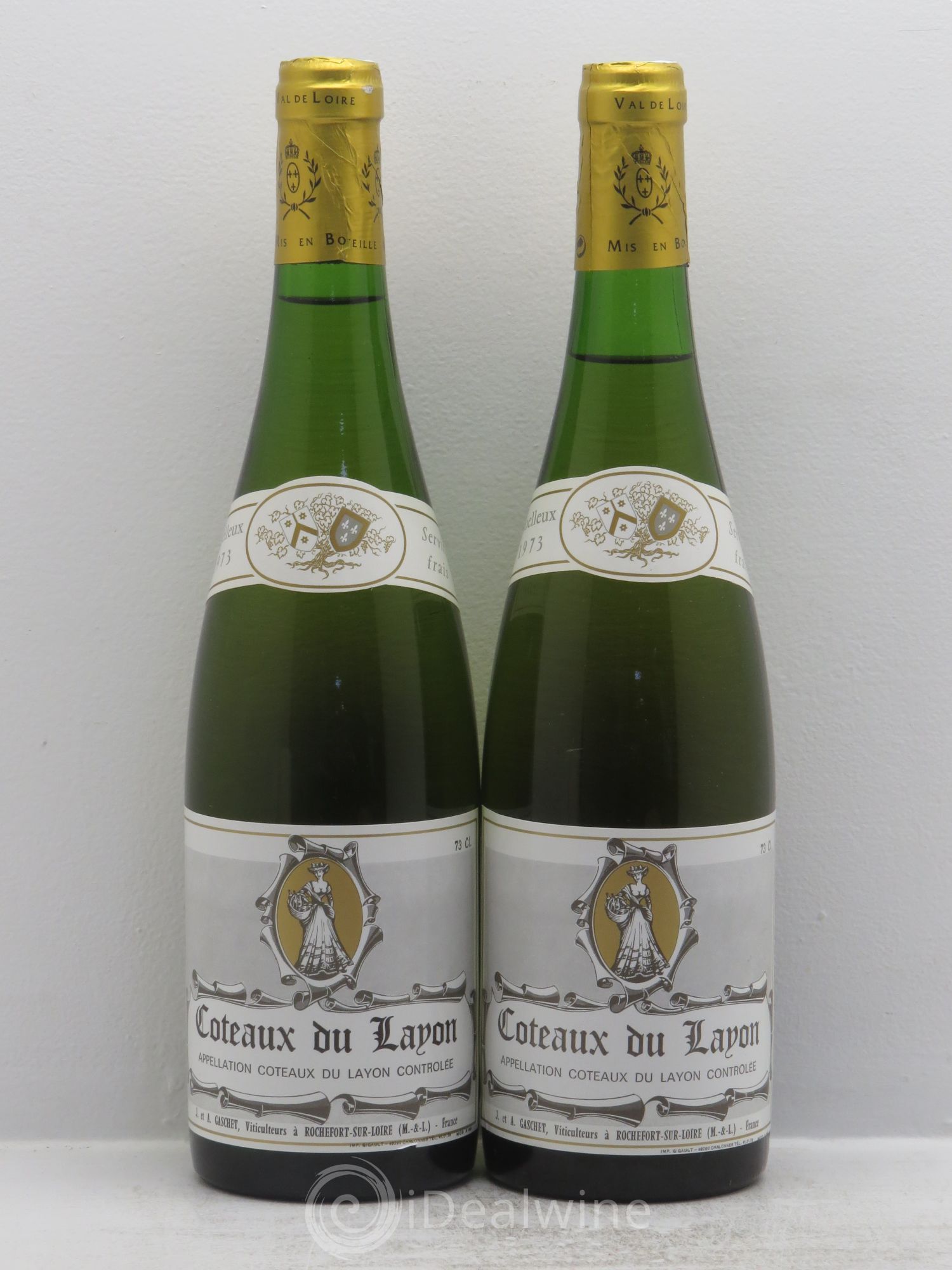 Coteaux du Layon Gaschet 1973 - Lotto di 2 bottiglie - 0