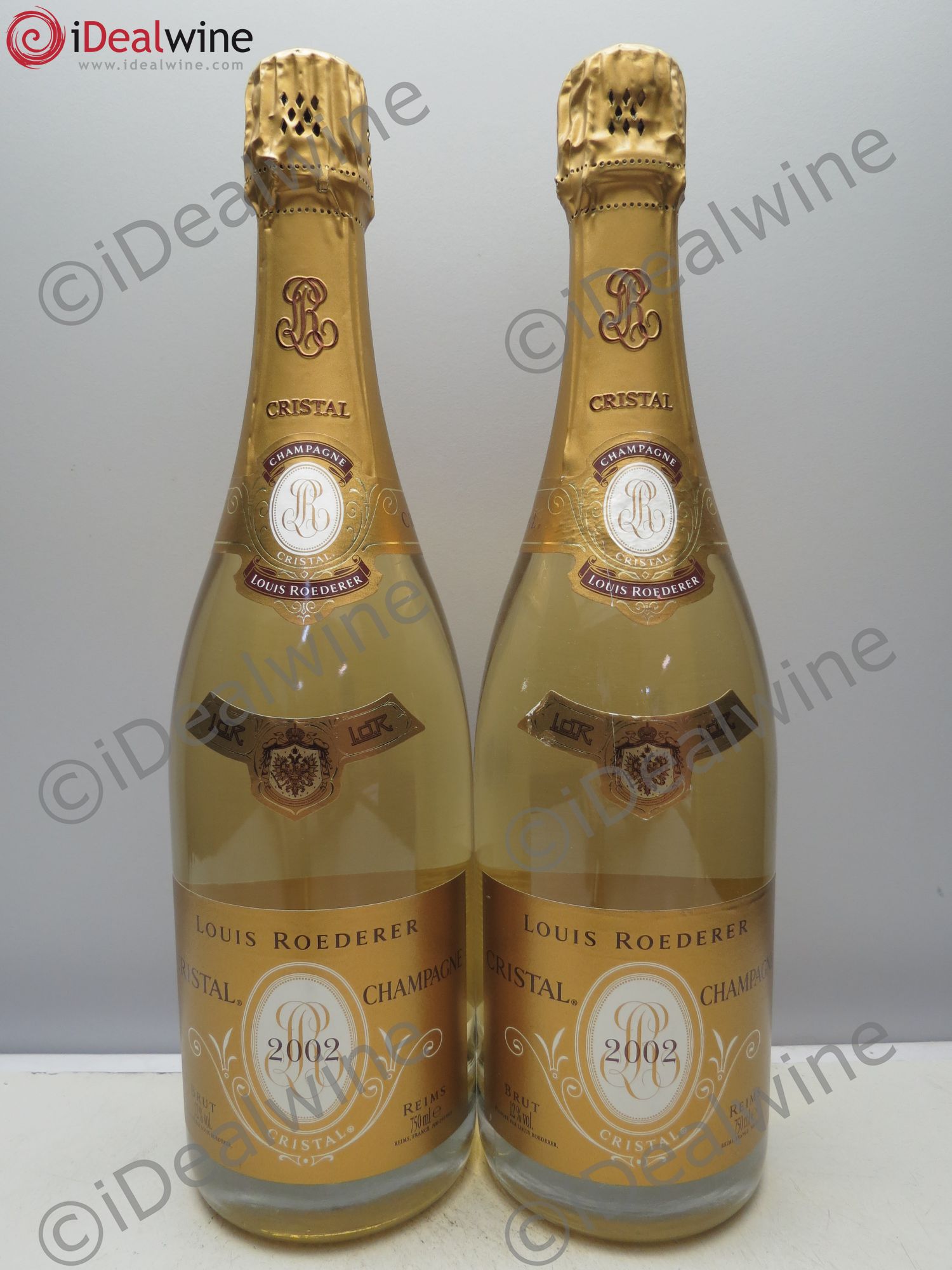 Cristal Louis Roederer 2002 - Lot de 2 bouteilles - 0