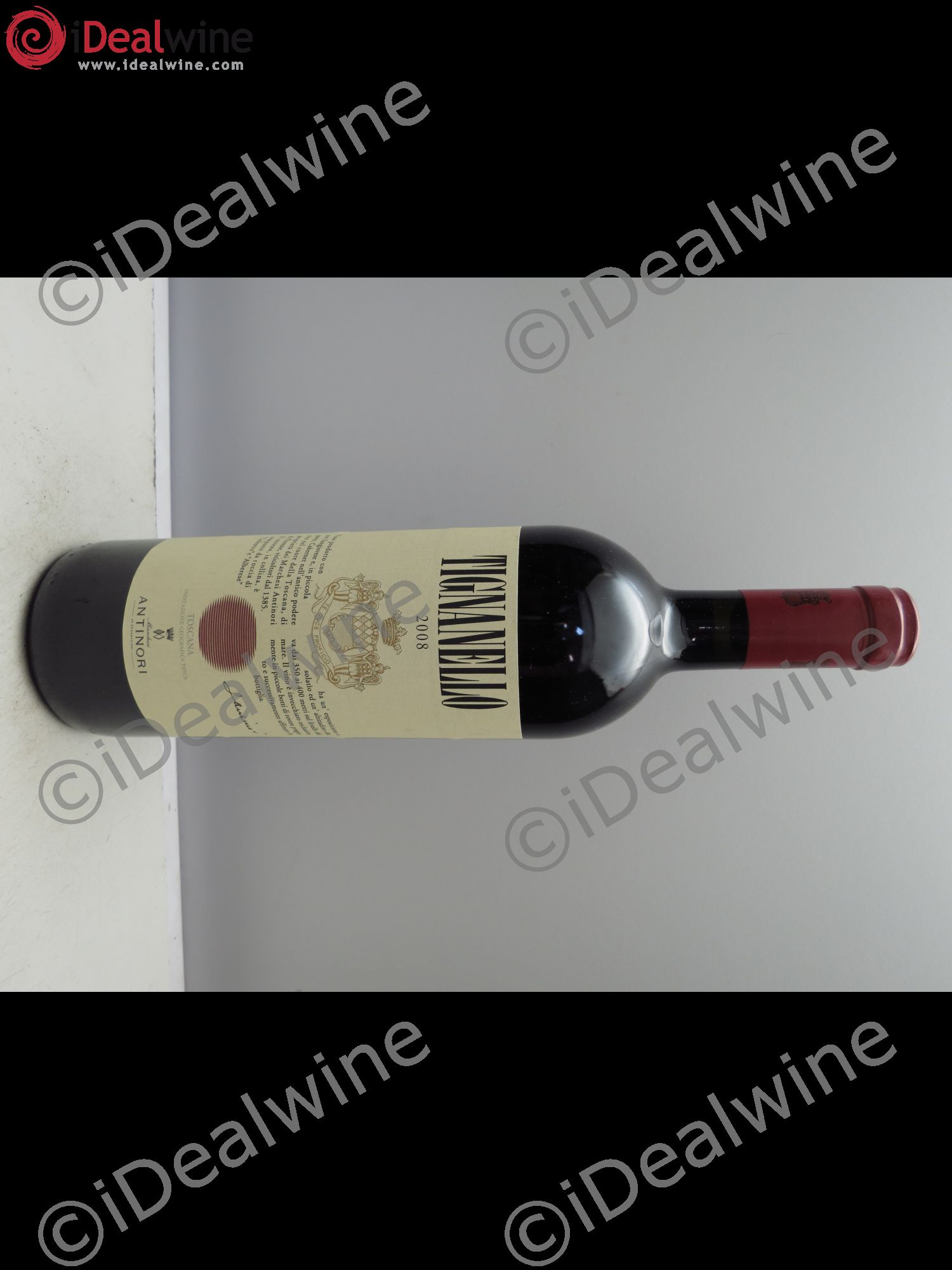 Toscana IGT Tignanello Tenuta Tignanello - Marchesi Antinori 2008 - Lot de 1 bouteille - 0